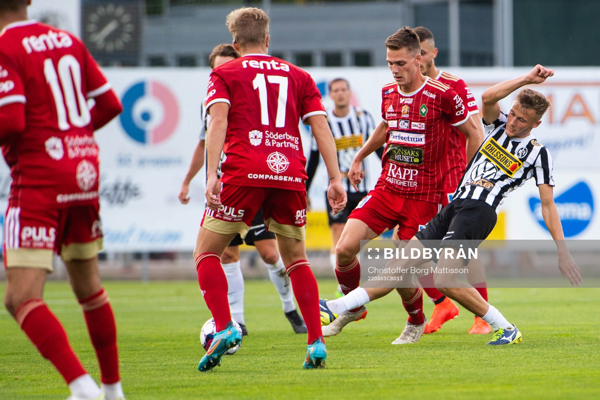 Skövdes Villiam Granath och Landskronas Melker Heier
