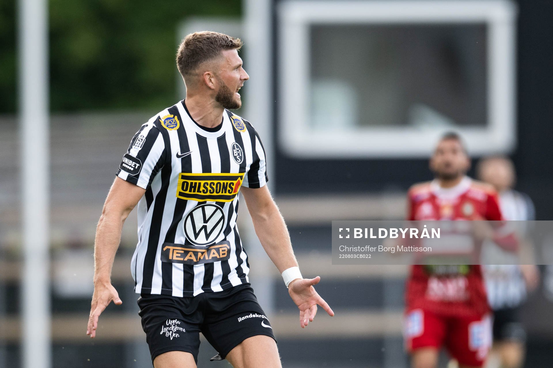 Landskronas Erik Pärsson reagerar