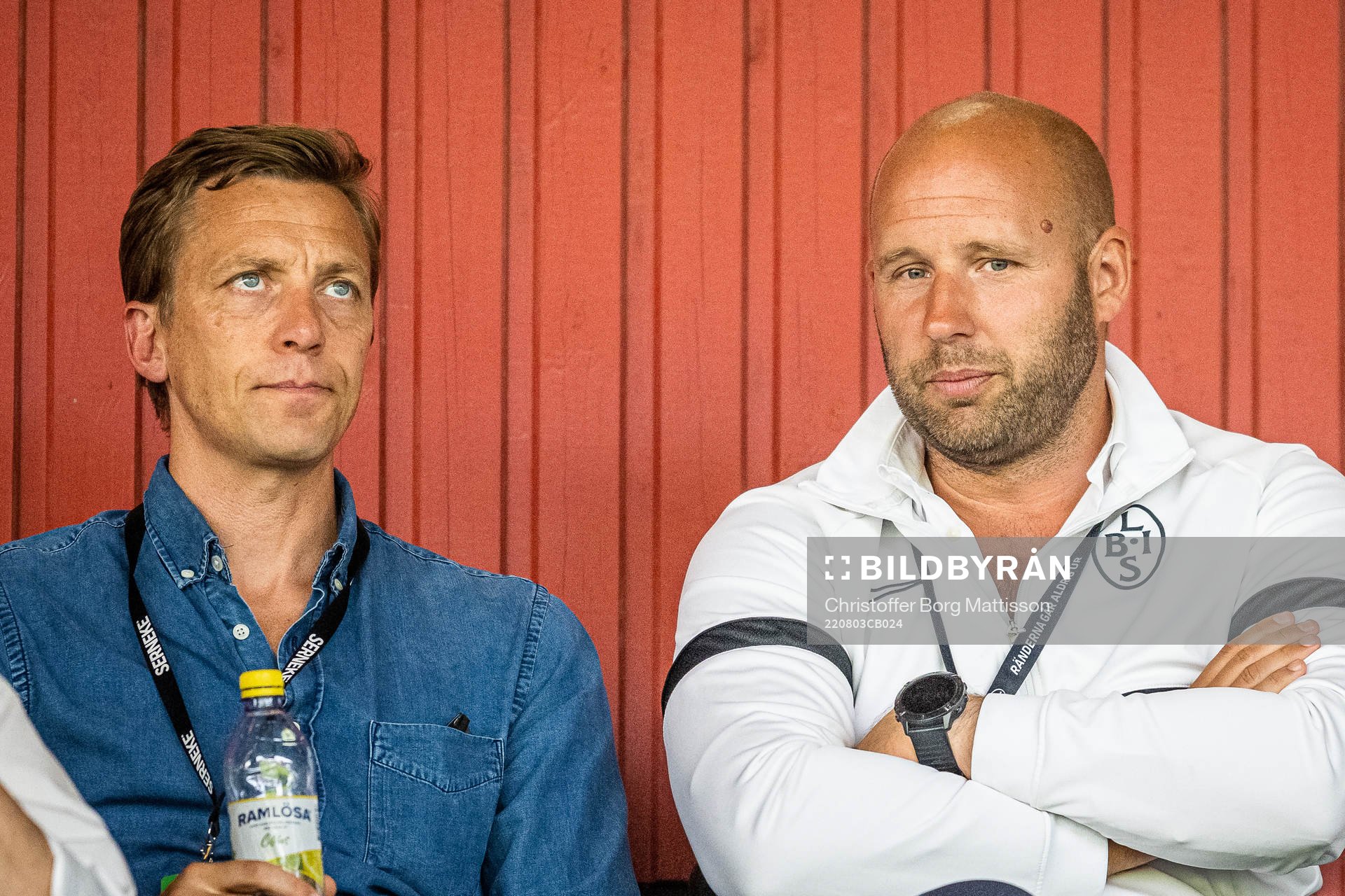 Landskronas sportchef Erik Edman och klubbchef Michel Ekberg
