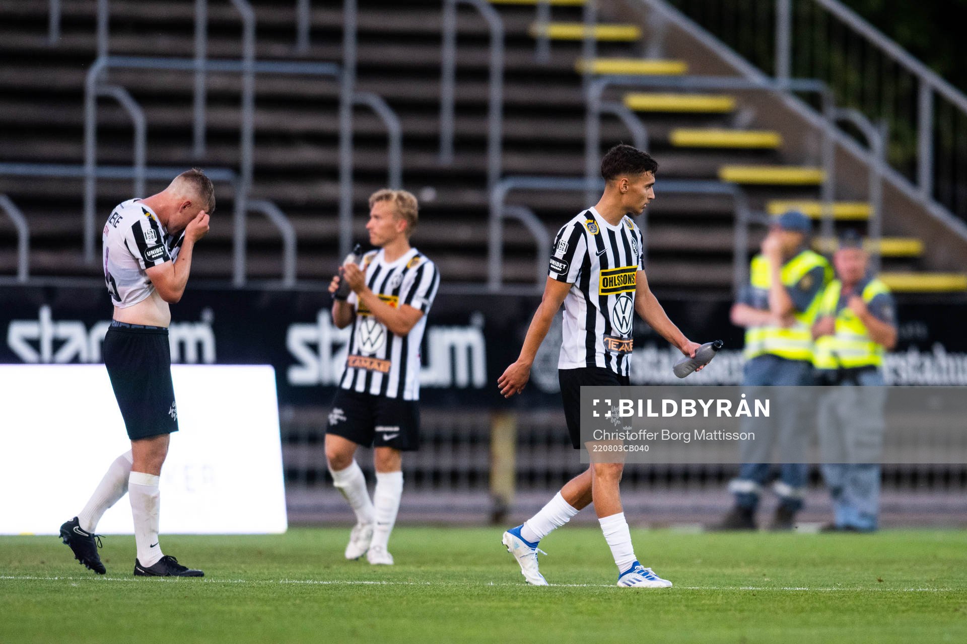 Landskronas spelare deppar