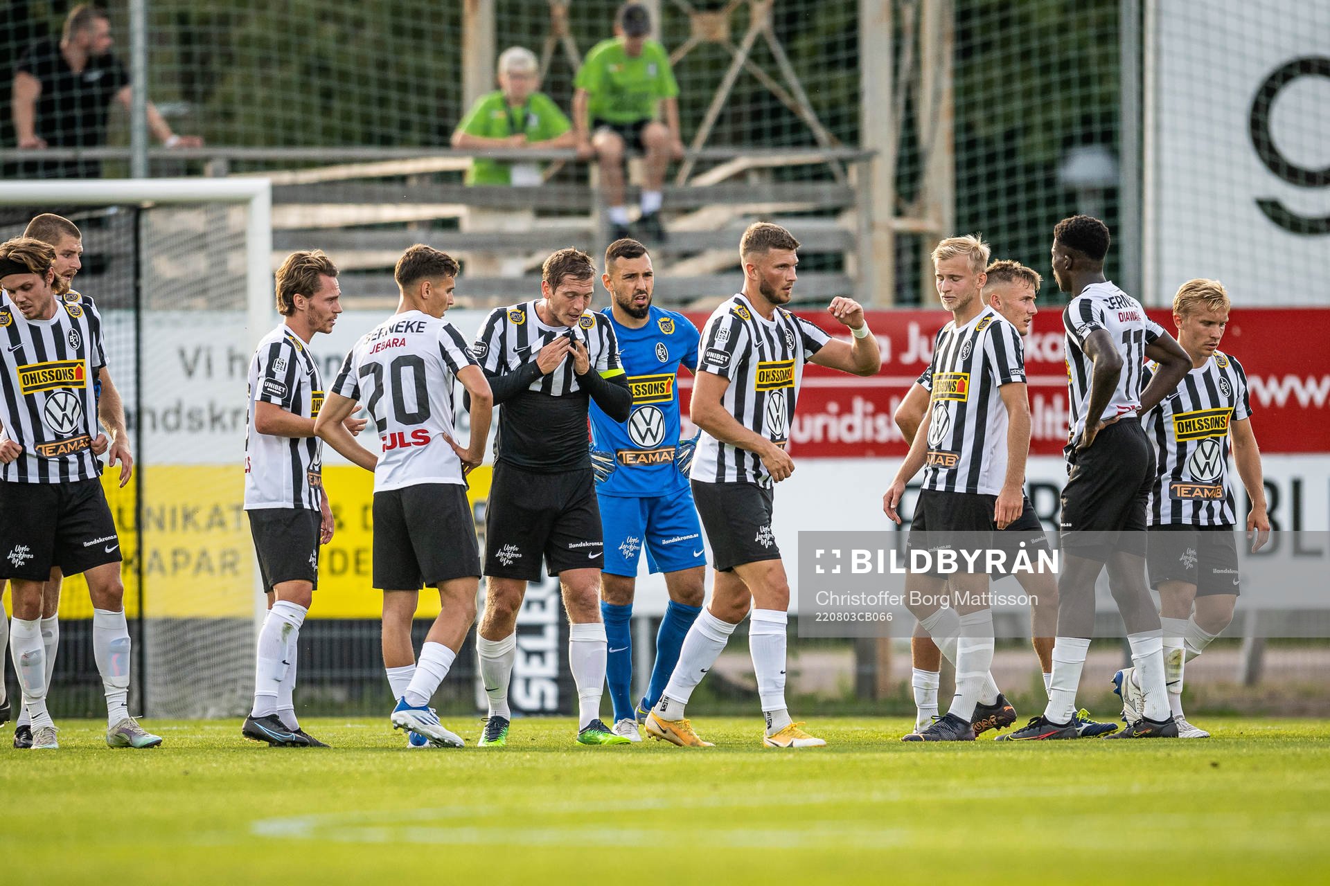 Landskronas spelare deppar