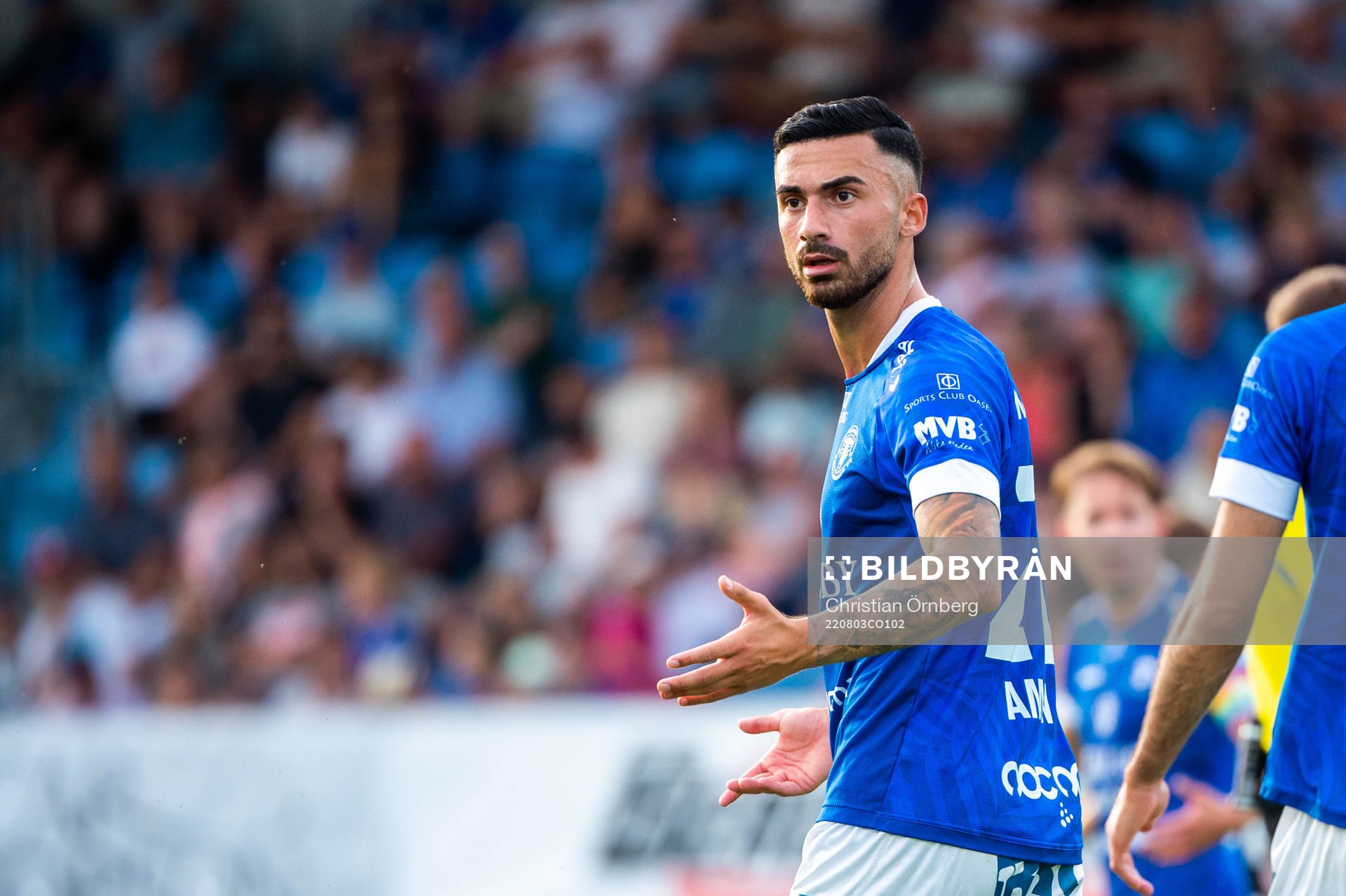 Trelleborgs Simon Amin reagerar