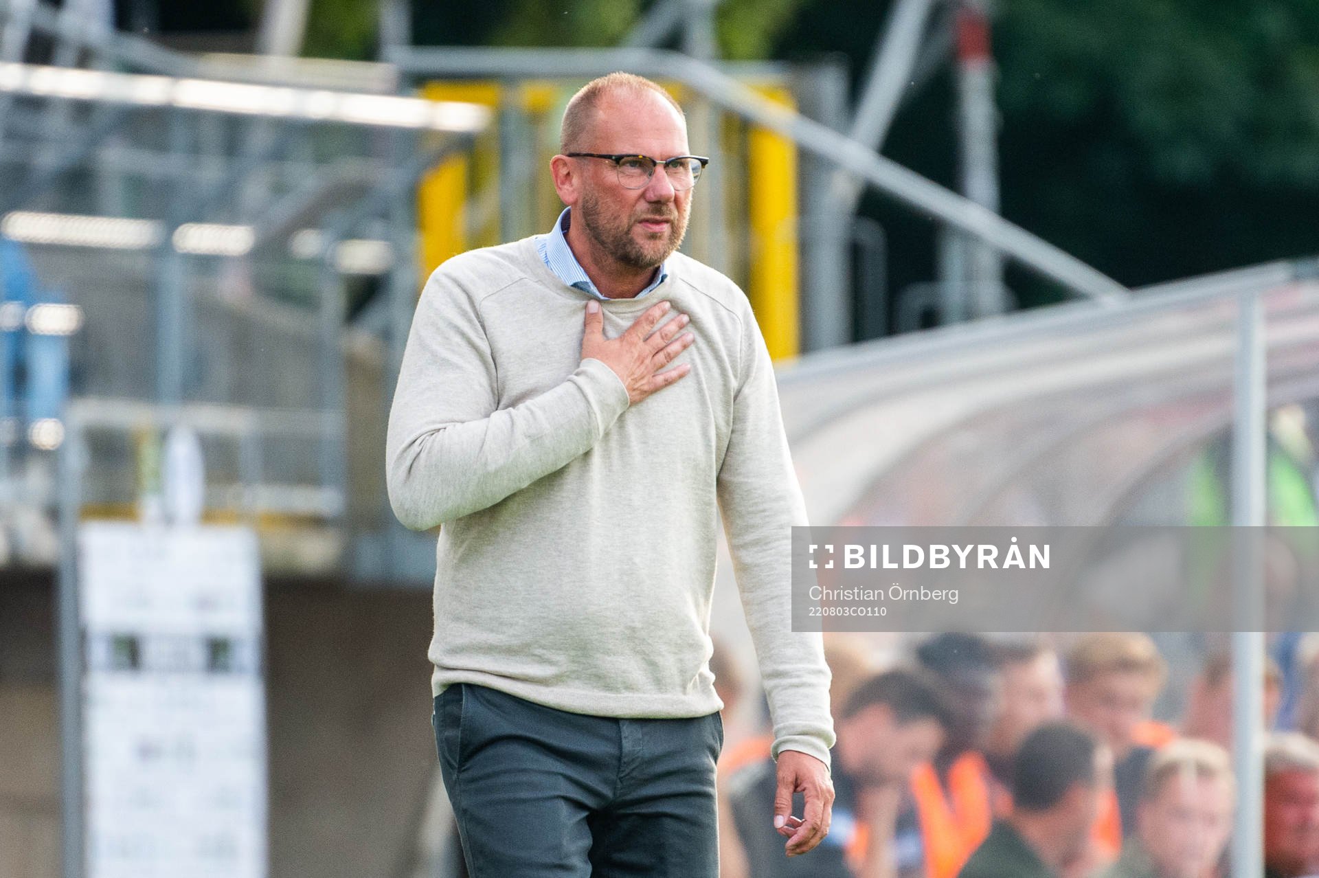 Halmstads tränare Magnus Haglund