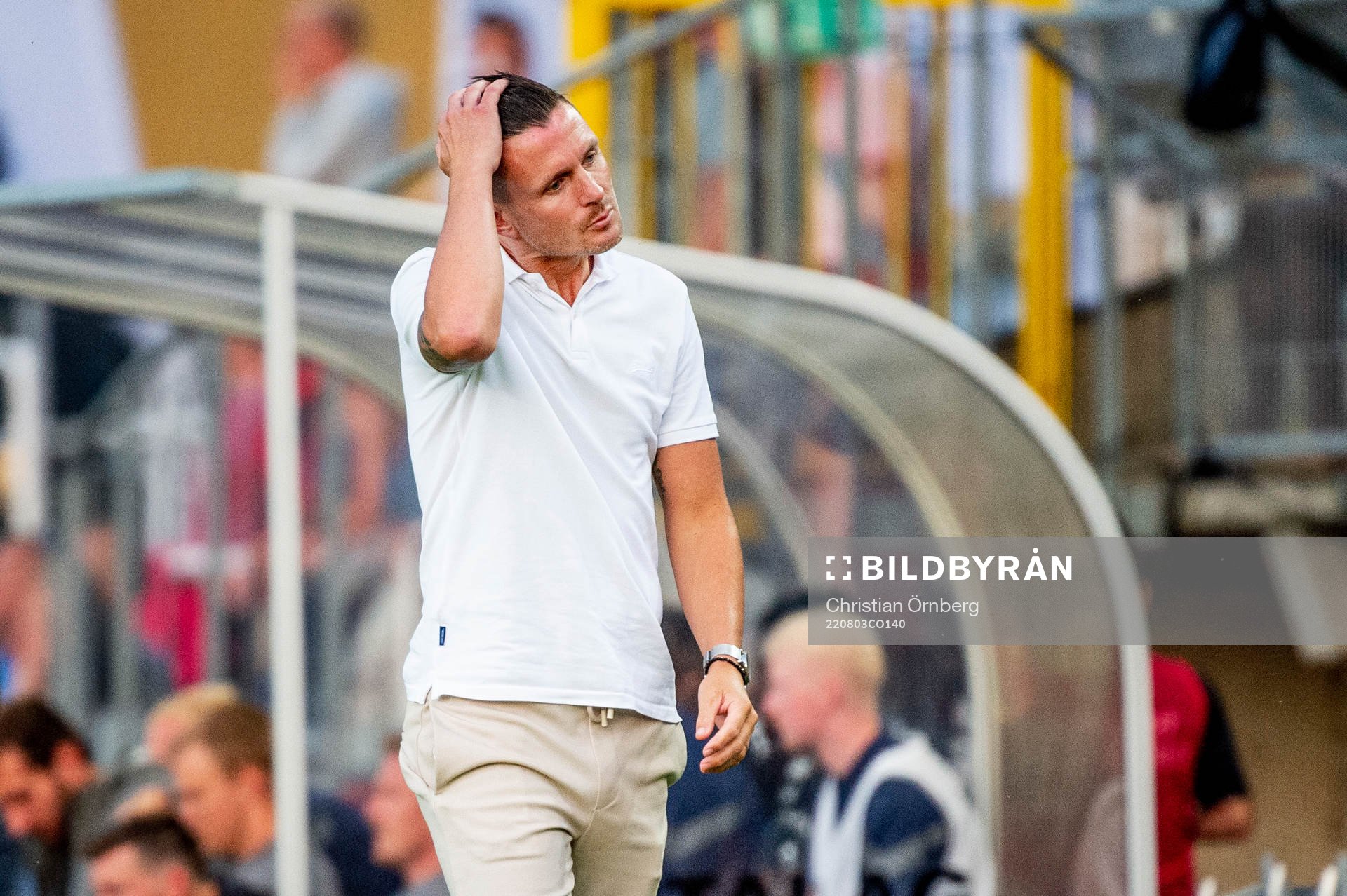 Trelleborgs tränare Kristian Haynes deppar