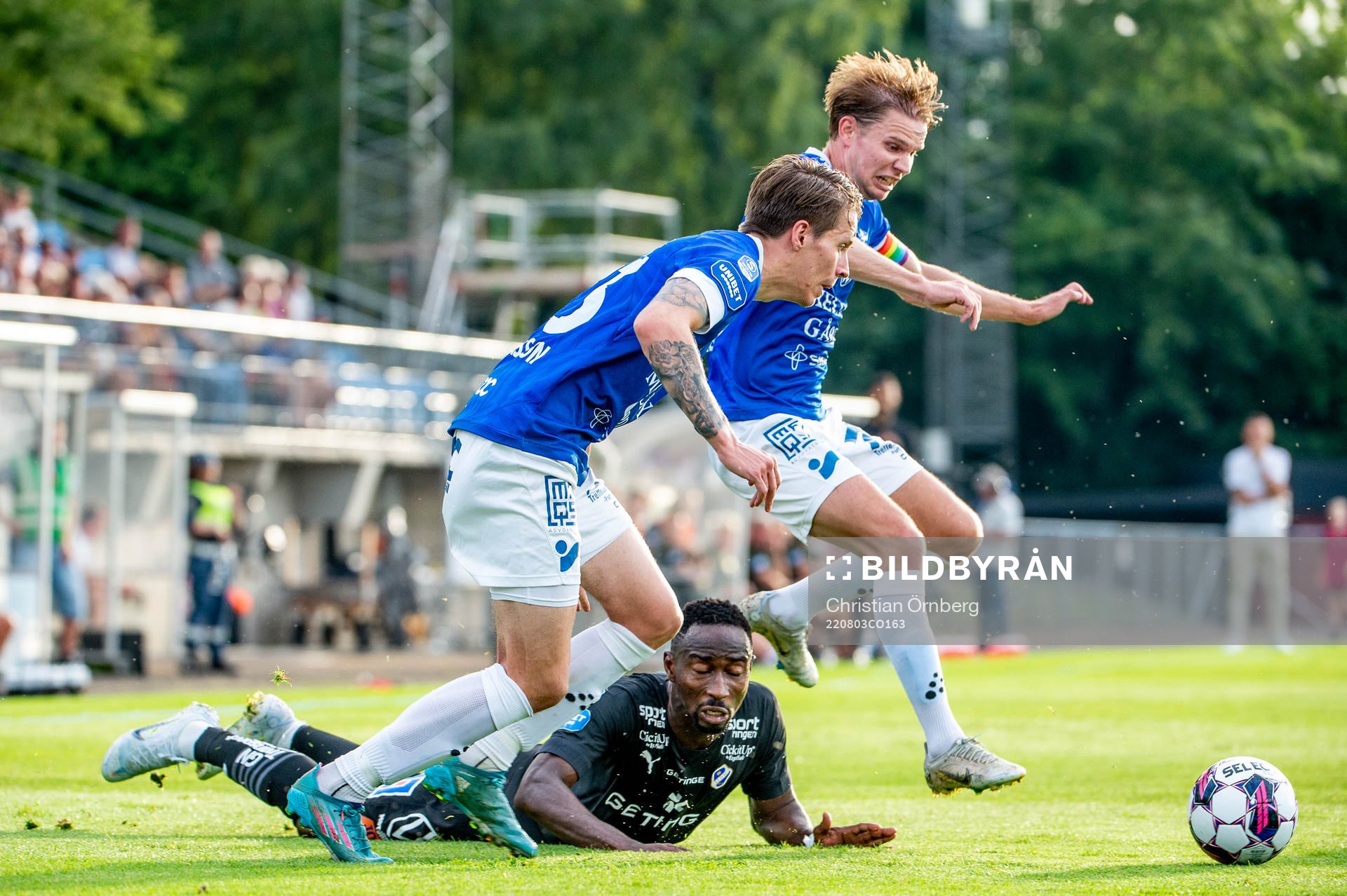 Trelleborgs Bödvar Bödvarsson och Johan Blomberg mot