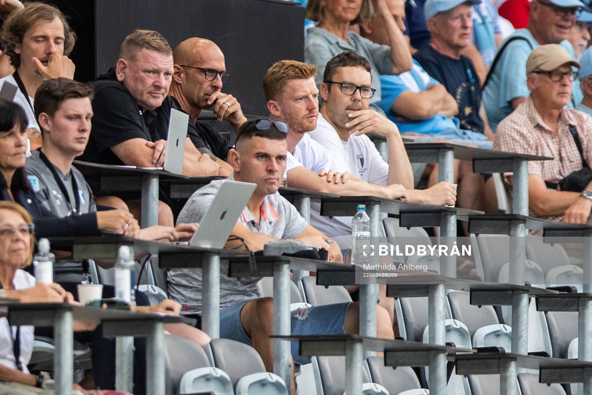 Anders Christiansen of Malmö FF in the stands