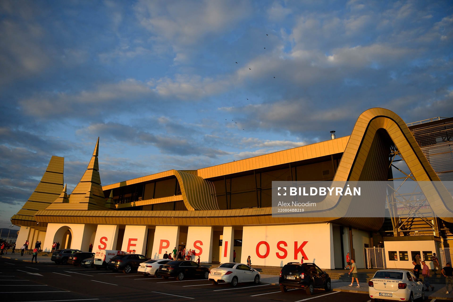 Exterior view of Sepsi Arena