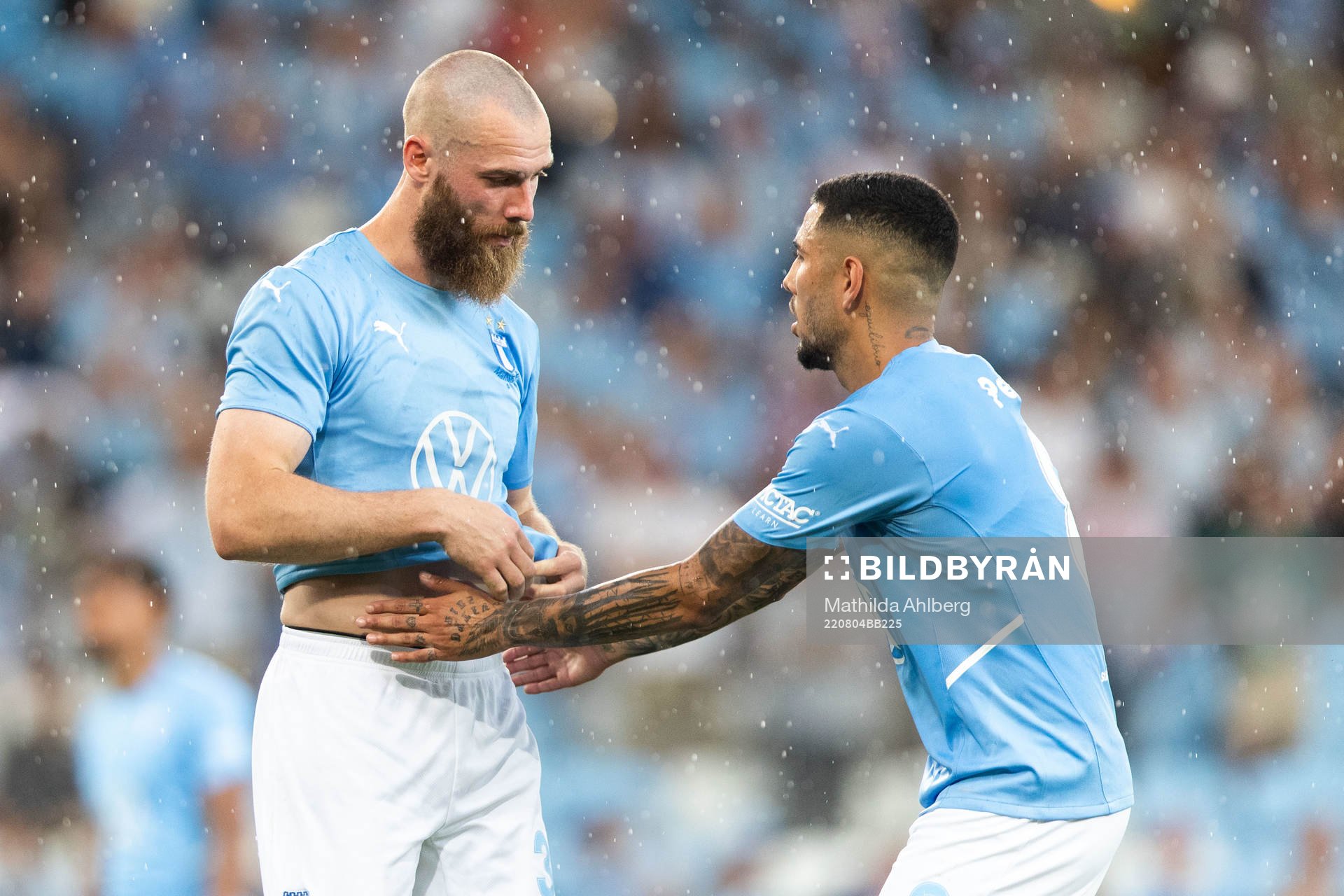 Jo Inge Berget of Malmö FF looks dejected