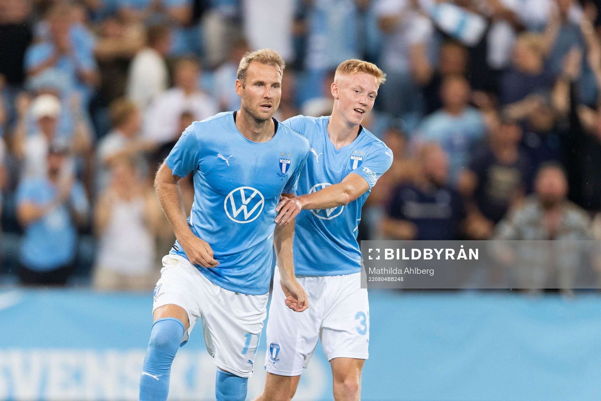 Ola Toivonen of Malmö FF celebrates