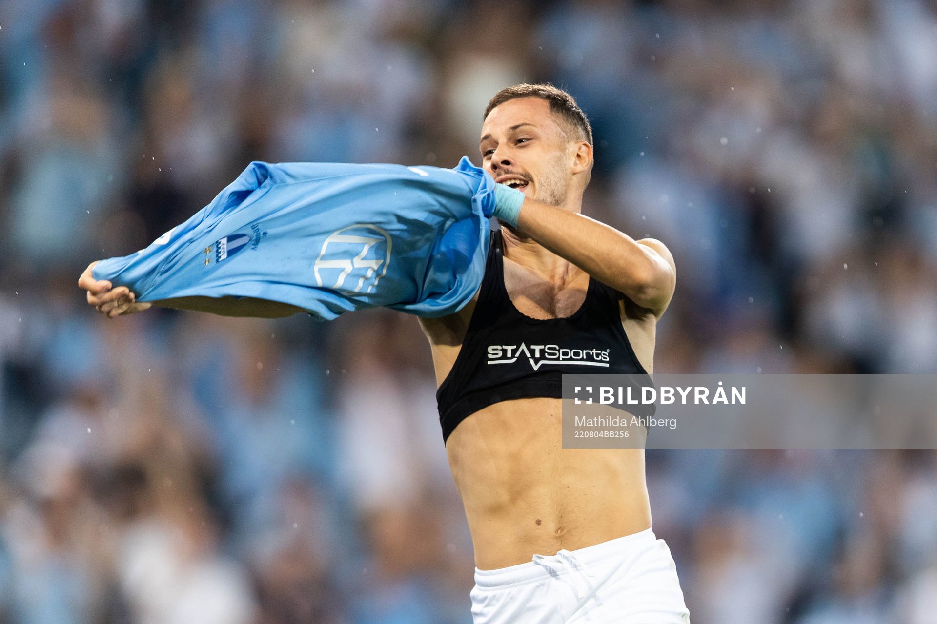 Veljko Birmancevic of Malmö FF celebrates
