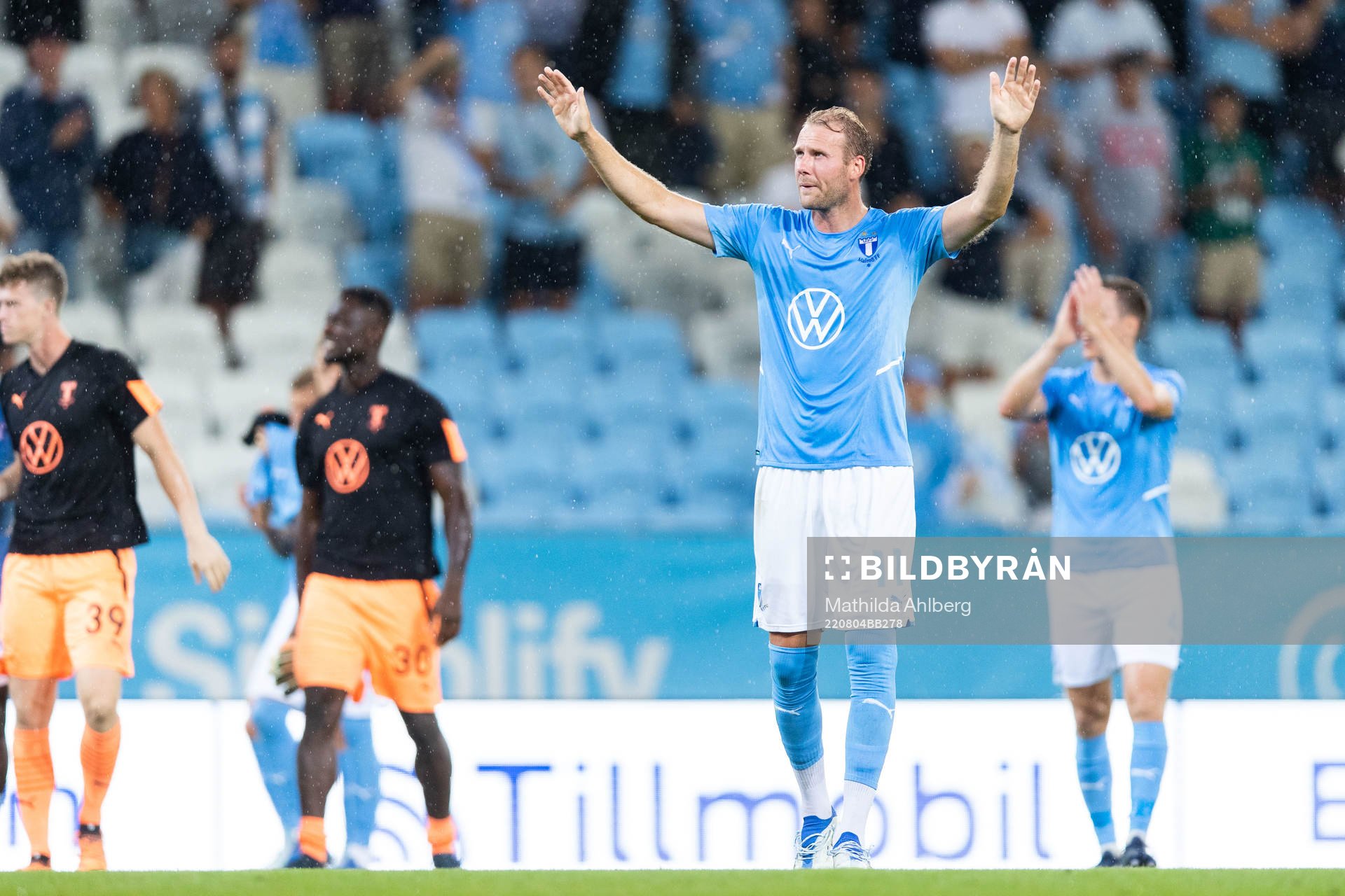 Ola Toivonen of Malmö FF celebrates