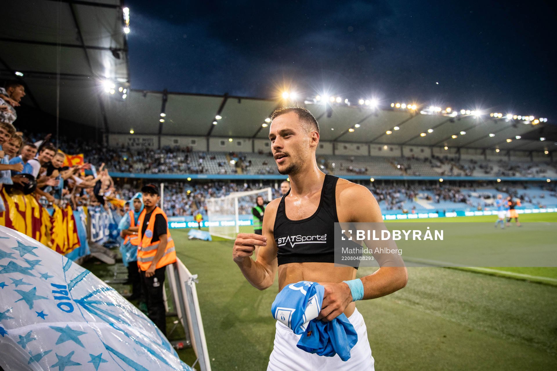 Veljko Birmancevic of Malmö FF celebrates