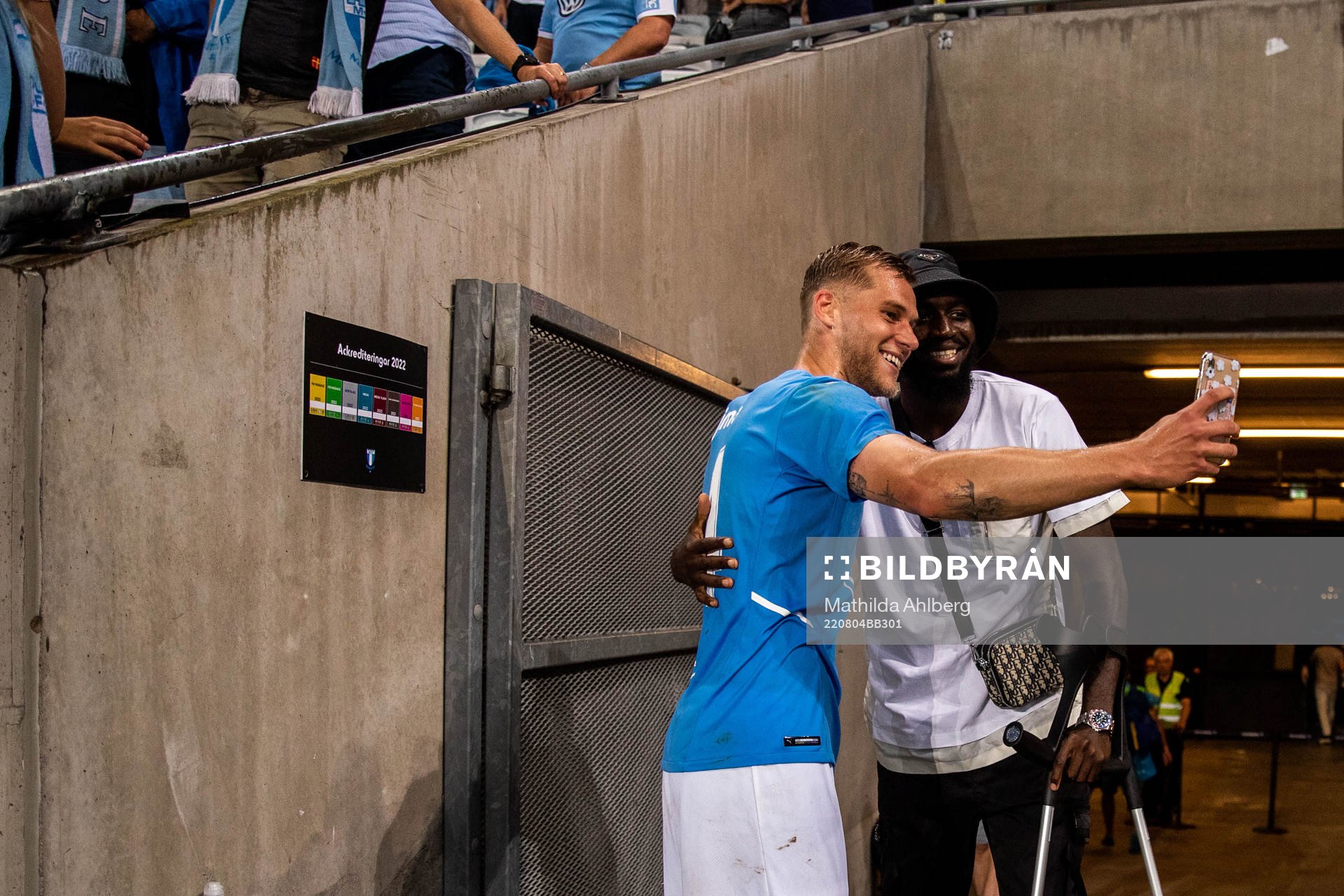 Felix Beijmo and Mahamé Siby of Malmö FF