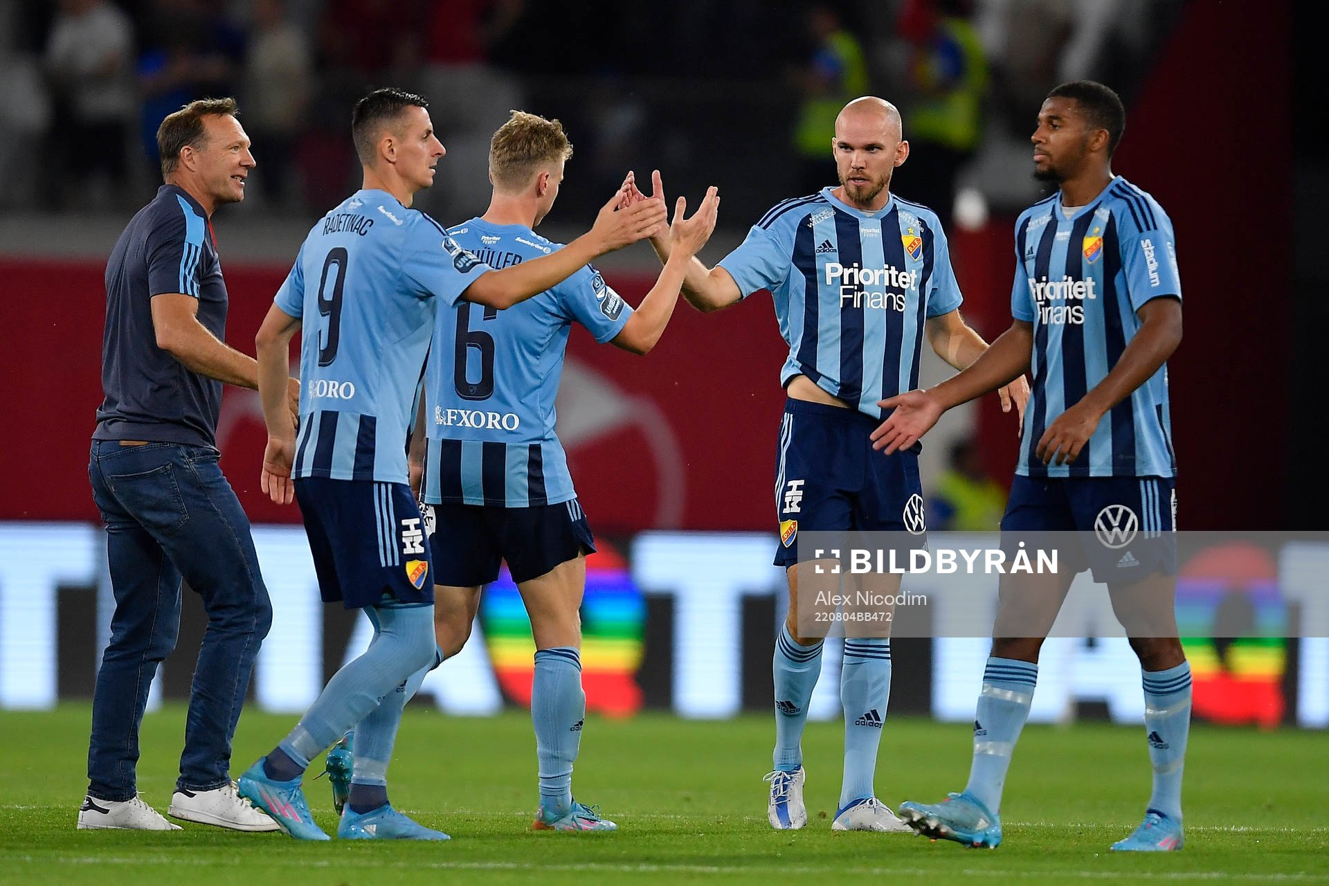 Haris Radetinac, Haris Radetinac, Marcus Danielson and Isak