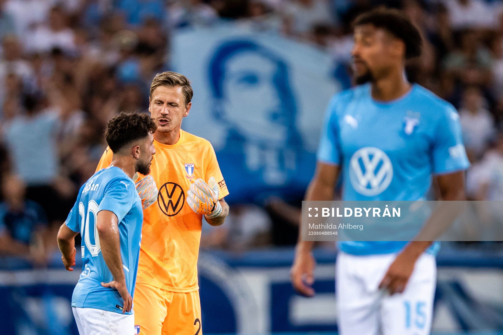 Goalkeeper Johan Dahlin of Malmö FF