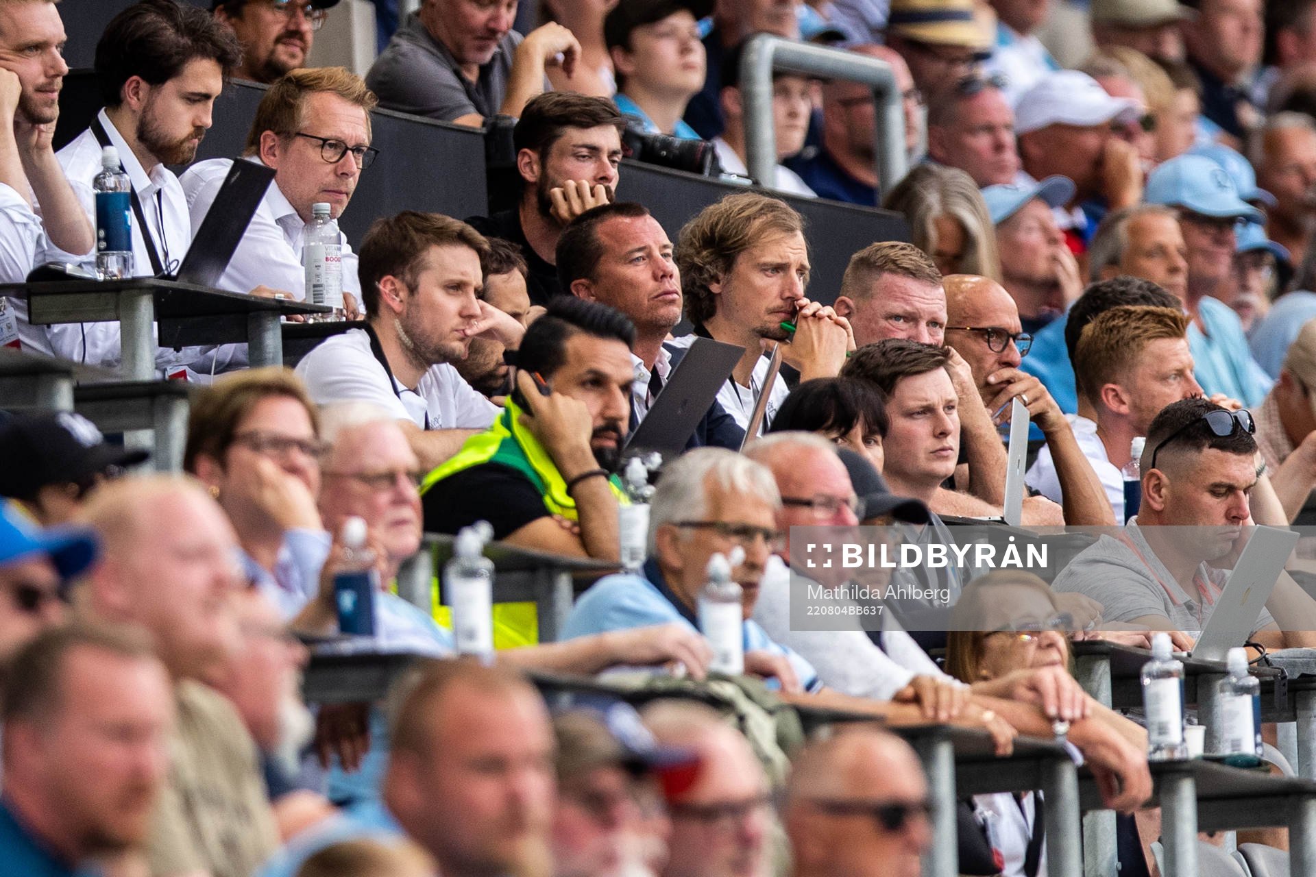 Daniel Andersson, head of sports and scout Robin Asterhed