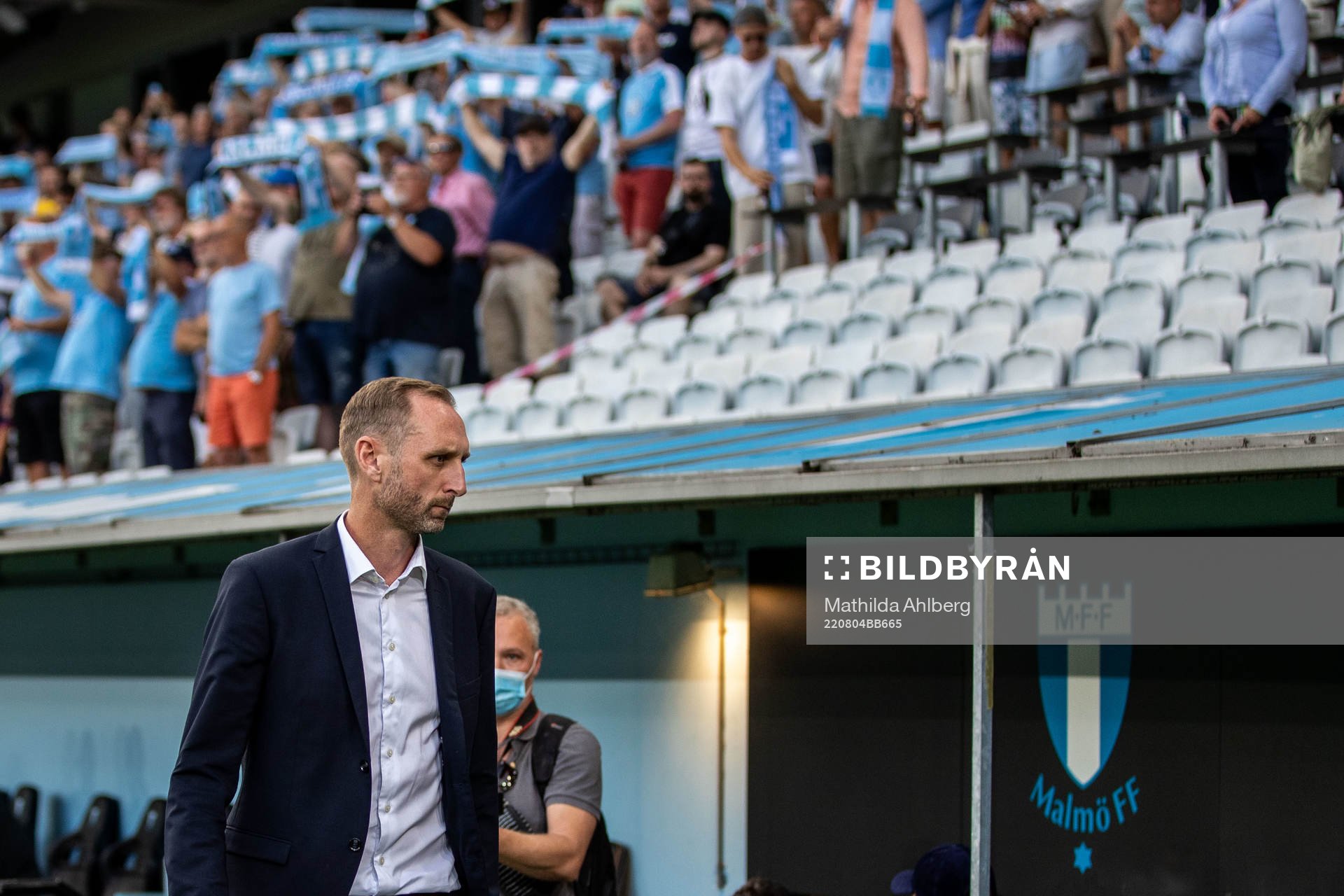 Andreas Georgson, head coach and sport director of Malmö FF ahead of the UEFA Europa League qualification match between Malmö FF and Diddeleng on August 4, 2022 in Malmö.