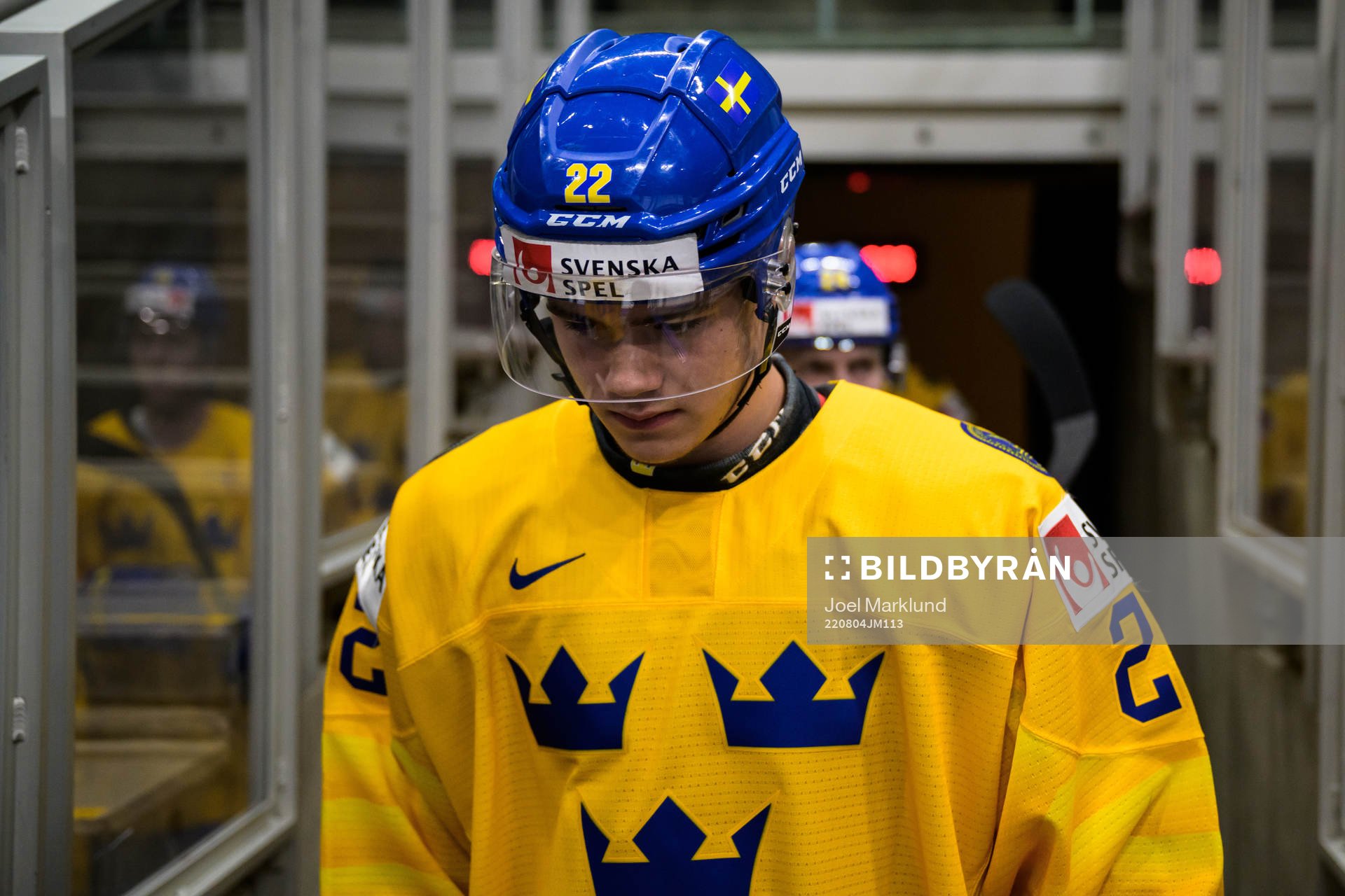 William Wallinder of Sweden at warm-up