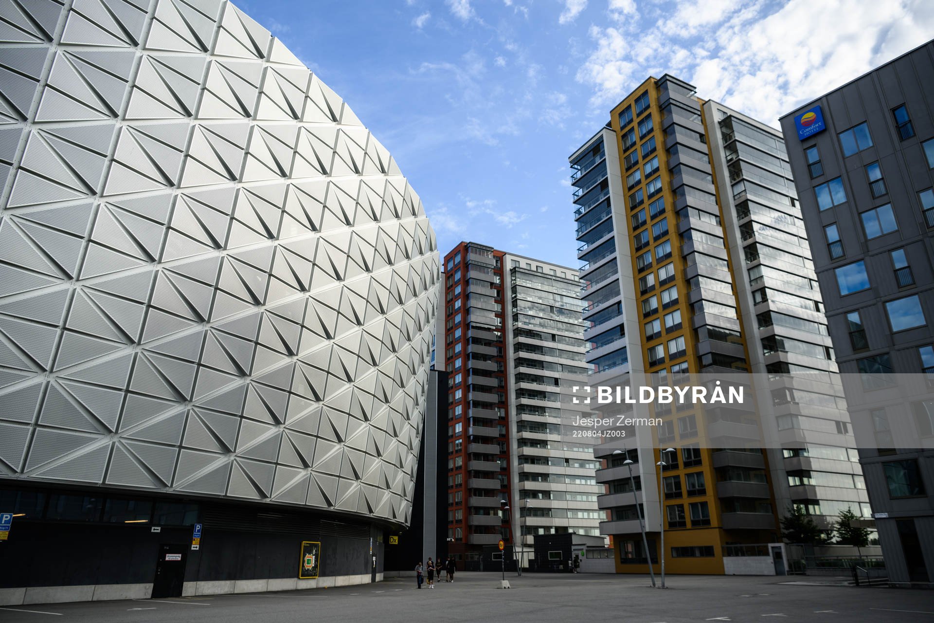 Exterior view of Friends Arena