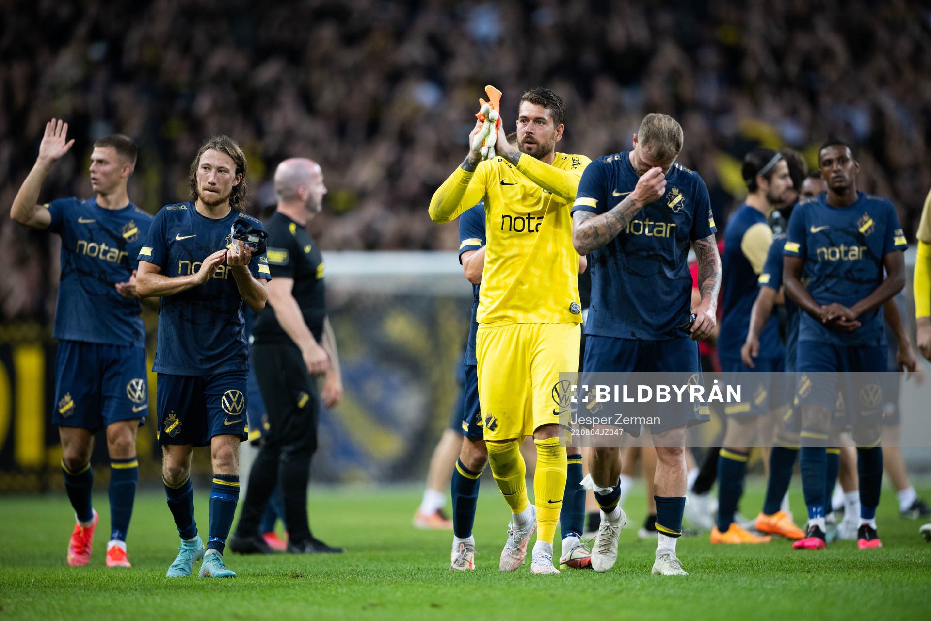 Goalkeeper Kristoffer Nordfeldt of AIK