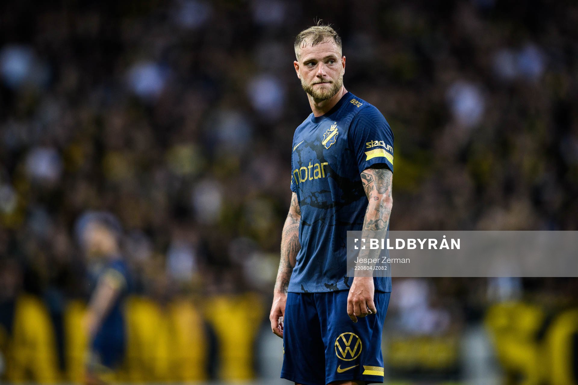 John Guidetti of AIK looks dejected