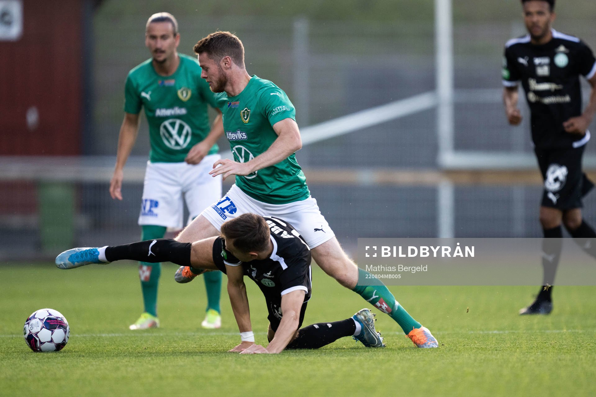 Västerås SKs Dusan Jajic och Jönköpings Södras Daniel