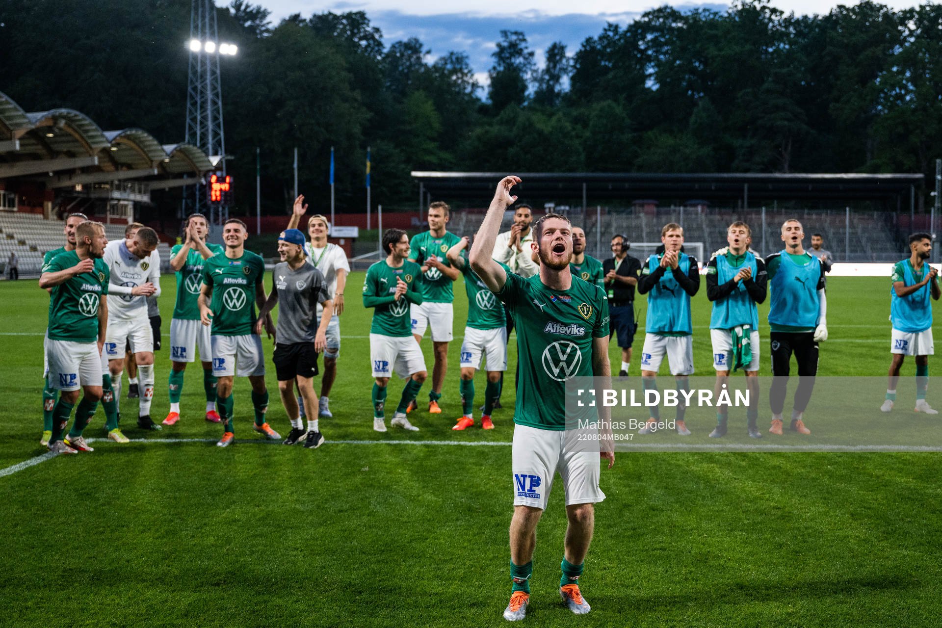 Jönköpings Södras Daniel Ljung jublar