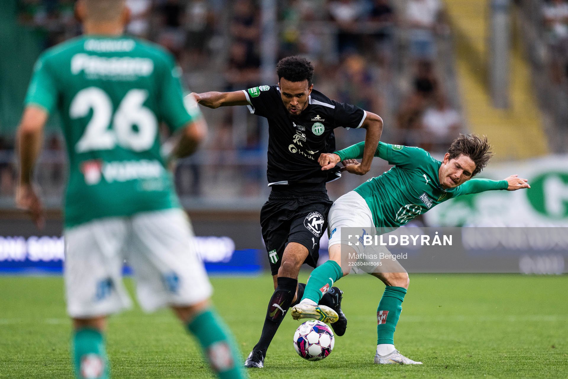 Västerås SKs Alex Douglas och Jönköpings Södras Robin