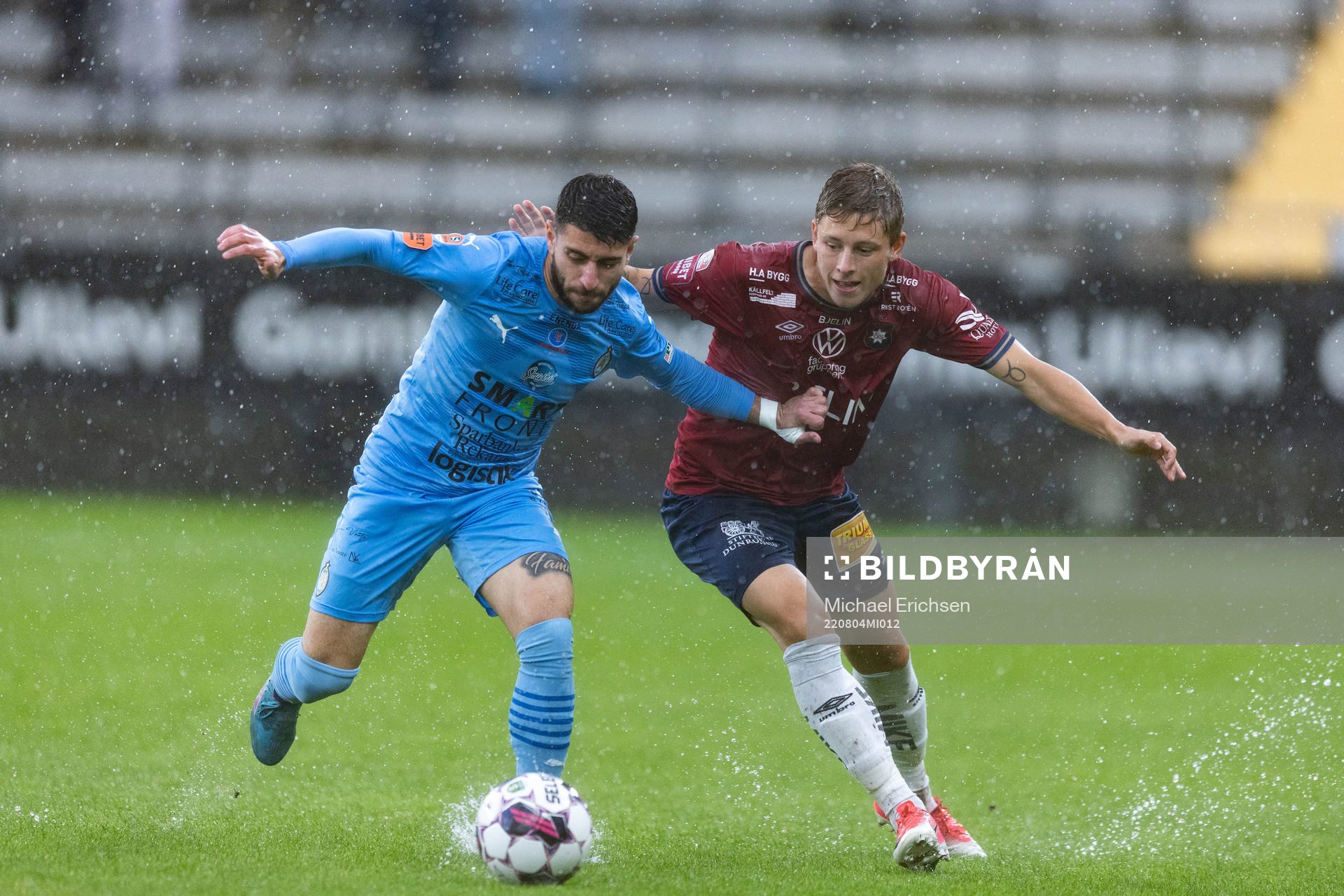AFC Eskilstunas Andre Alsanati och Örgrytes Anton