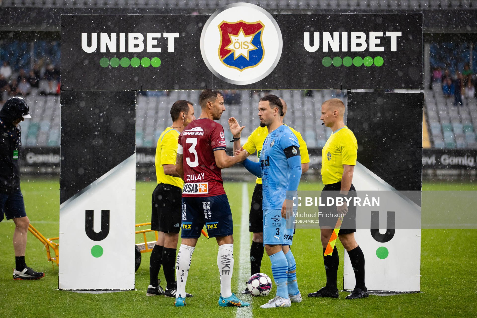 Örgrytes lagkapten Jonathan Azulay och AFC Eskilstunas