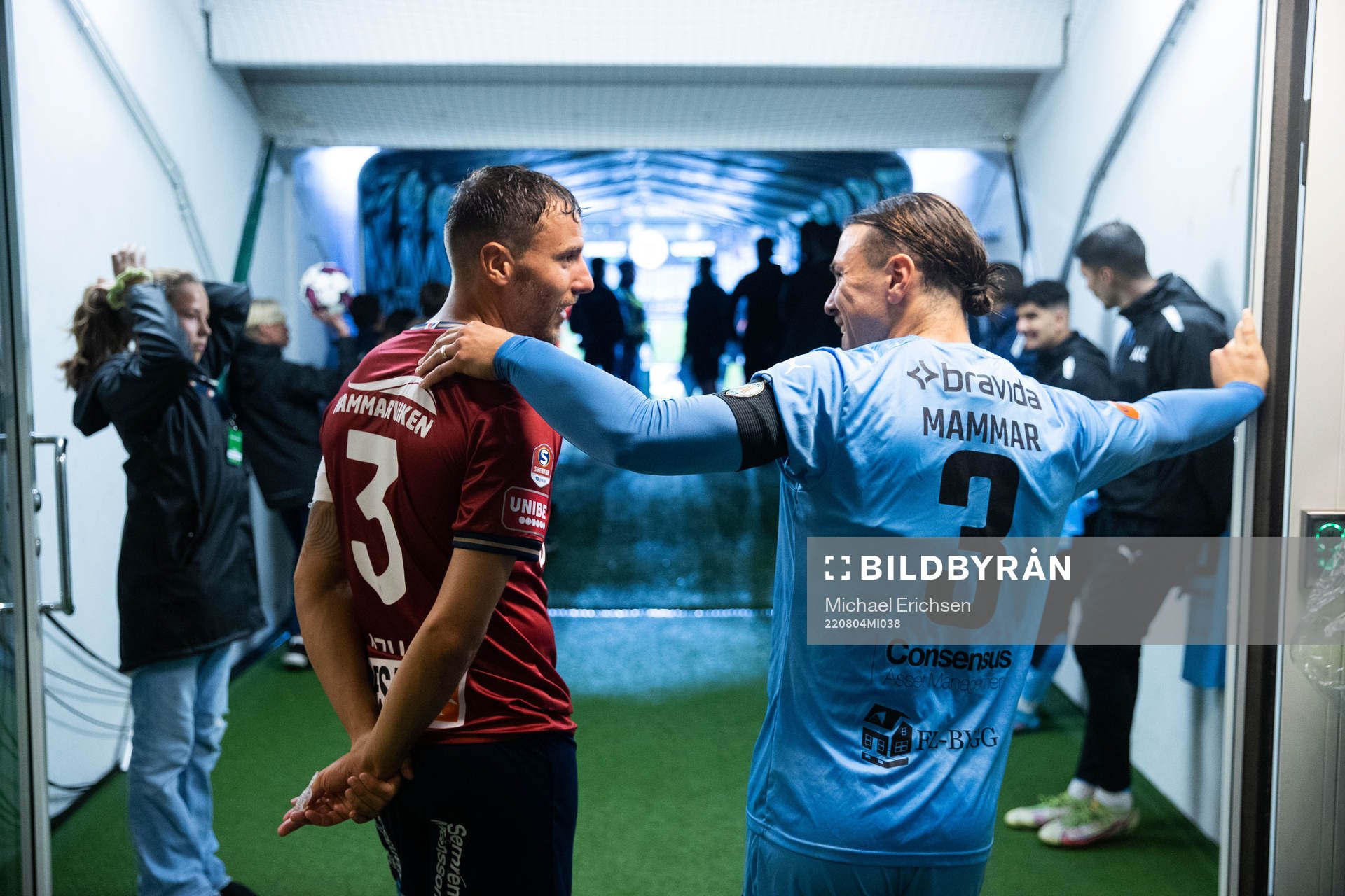 Örgrytes Jonathan Azulay och AFC Eskilstunas Abdelkarim