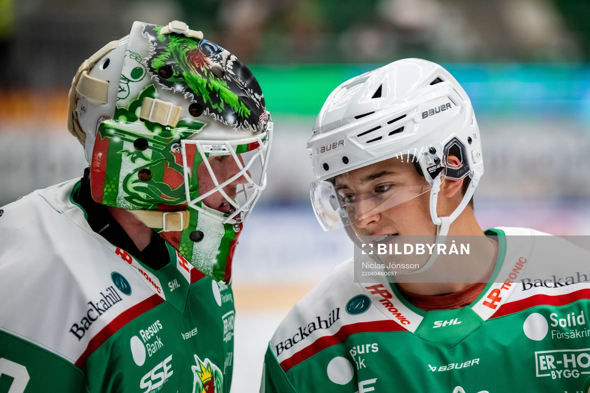 målvakt Max Lundgren och Marco Kasper