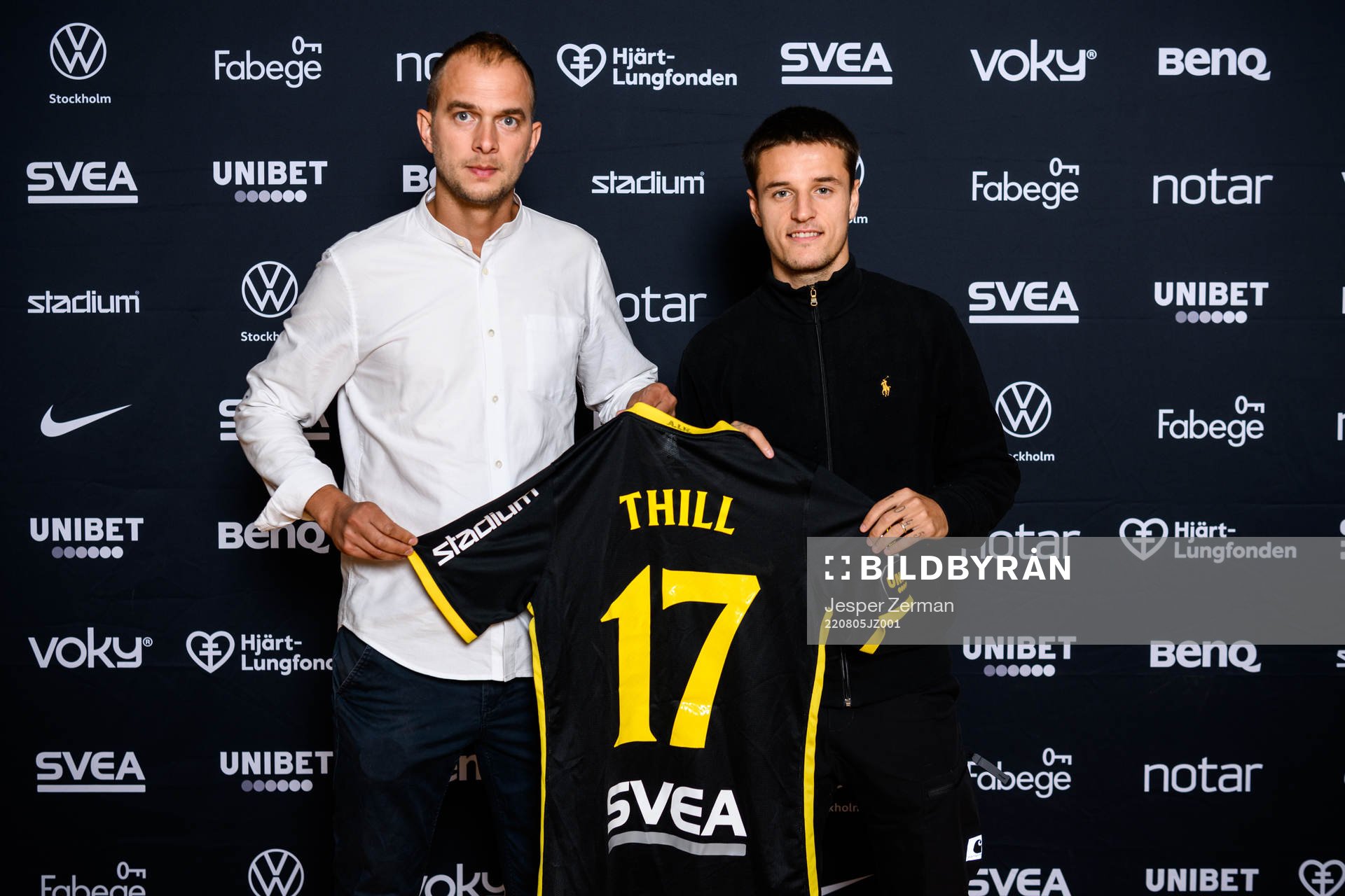 s sportchef Henrik Jurelius och Vincent Thill