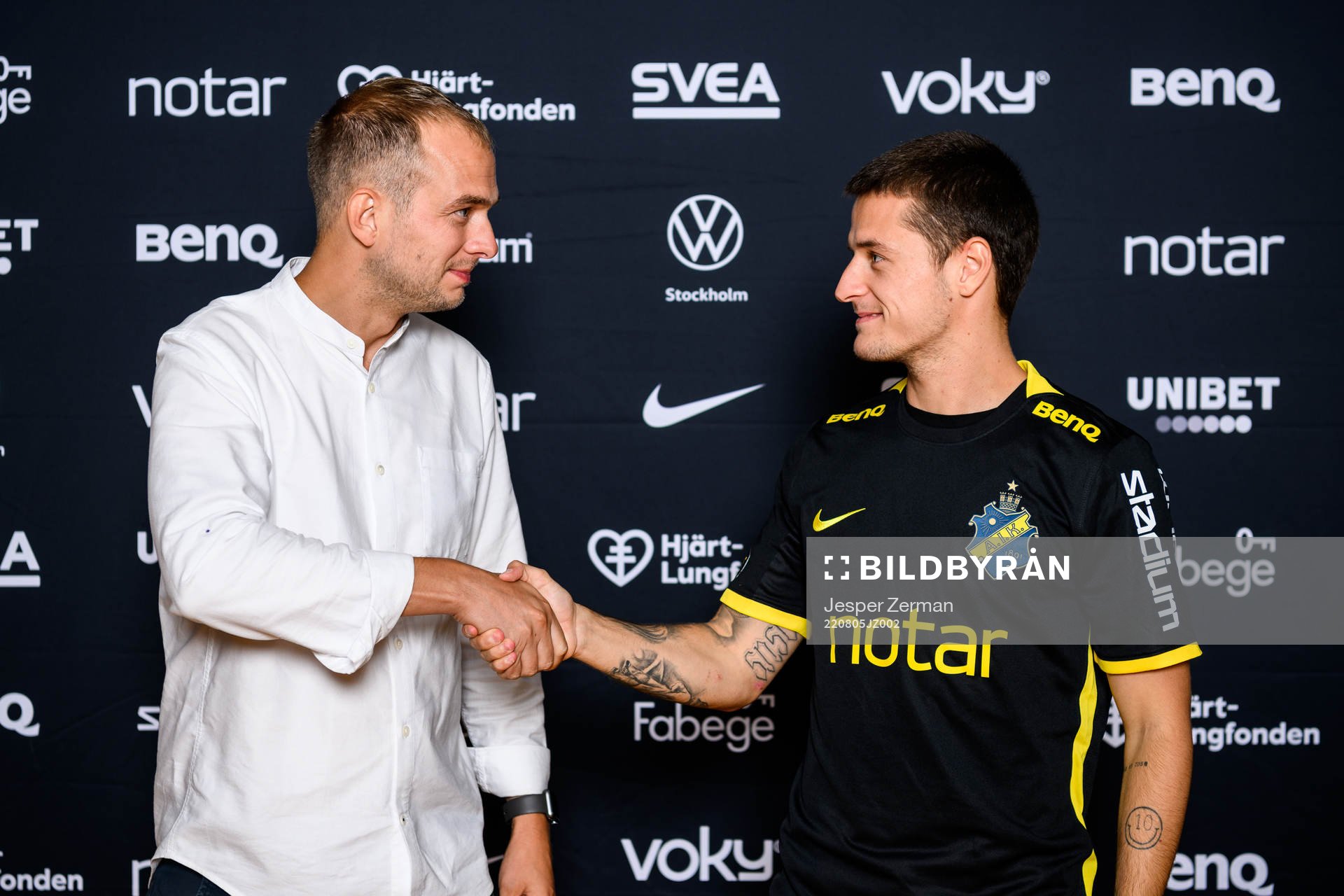 s sportchef Henrik Jurelius och Vincent Thill