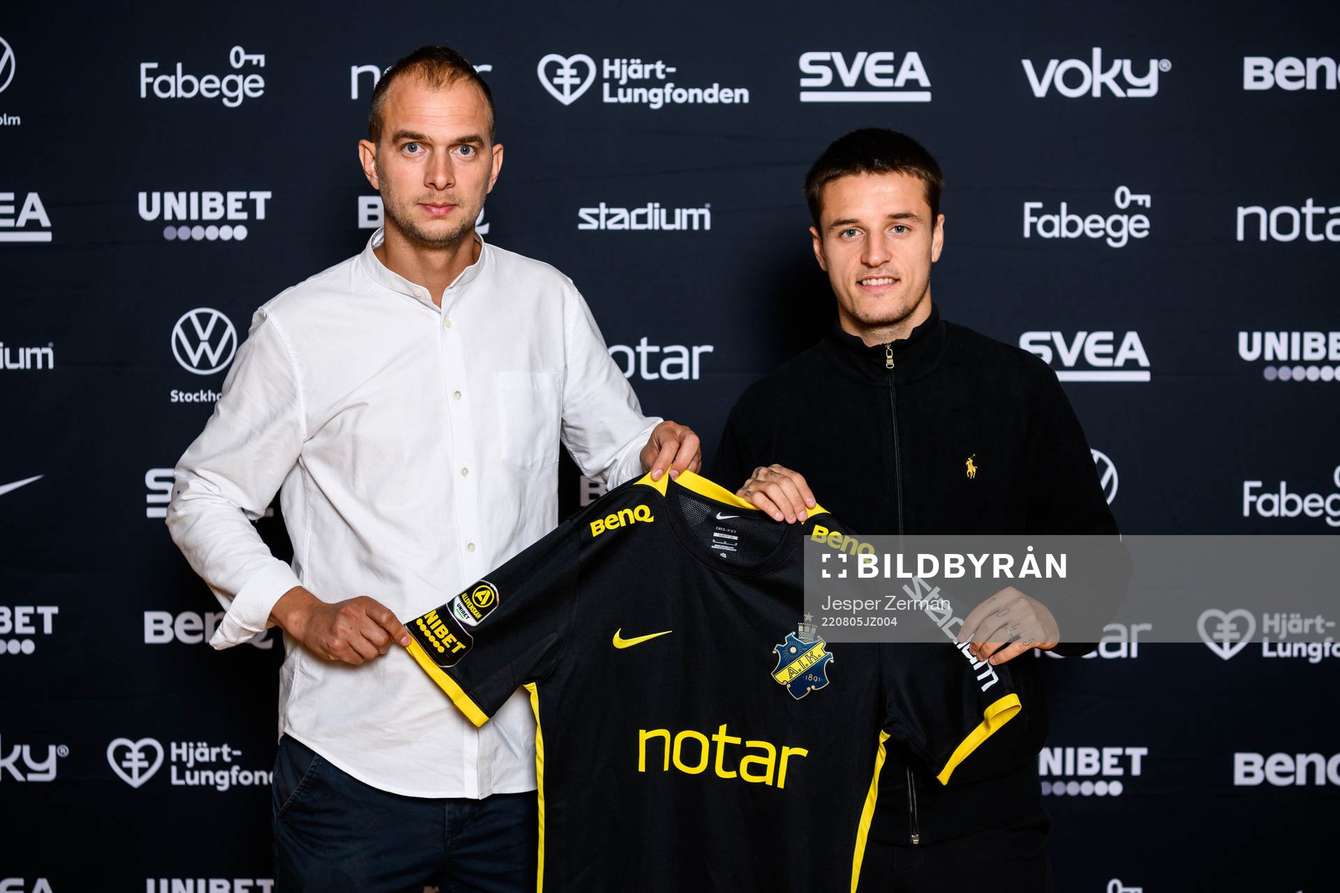 s sportchef Henrik Jurelius och Vincent Thill