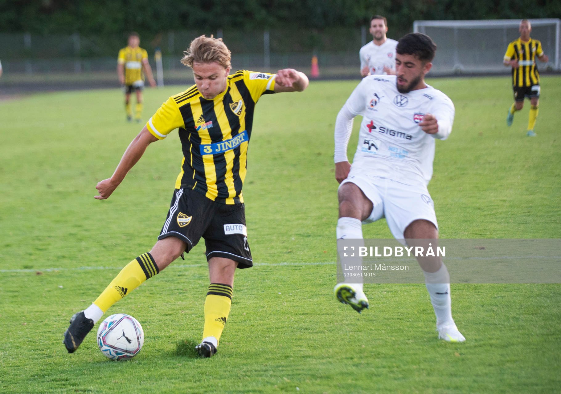 IFK Hässleholms Isaac Holmberg i matchen i div. 2 mellan