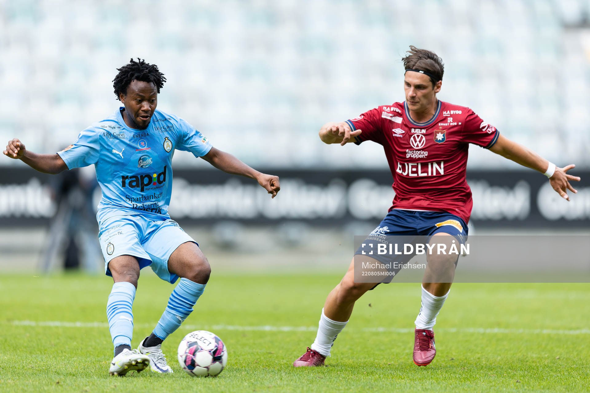 AFC Eskilstunas Abdul-Halik Hudu och Örgrytes Kevin