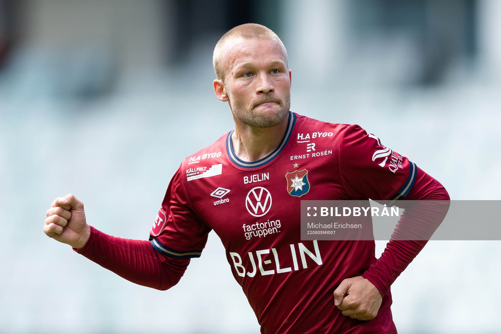 Örgrytes Nicklas Bärkroth jublar