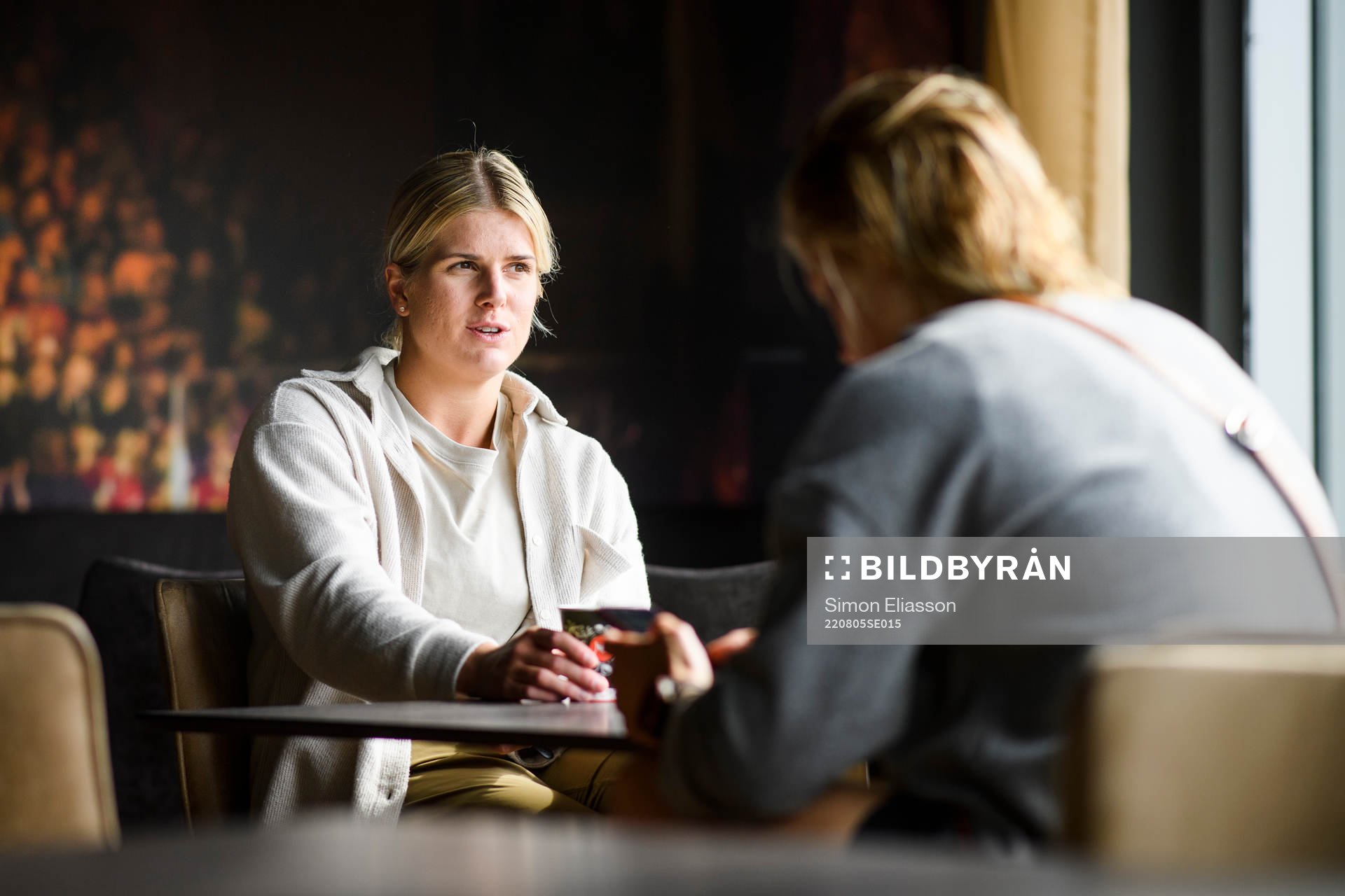 Luleås Emma Nordin och Johanna Fällman i Coop Norrbotten