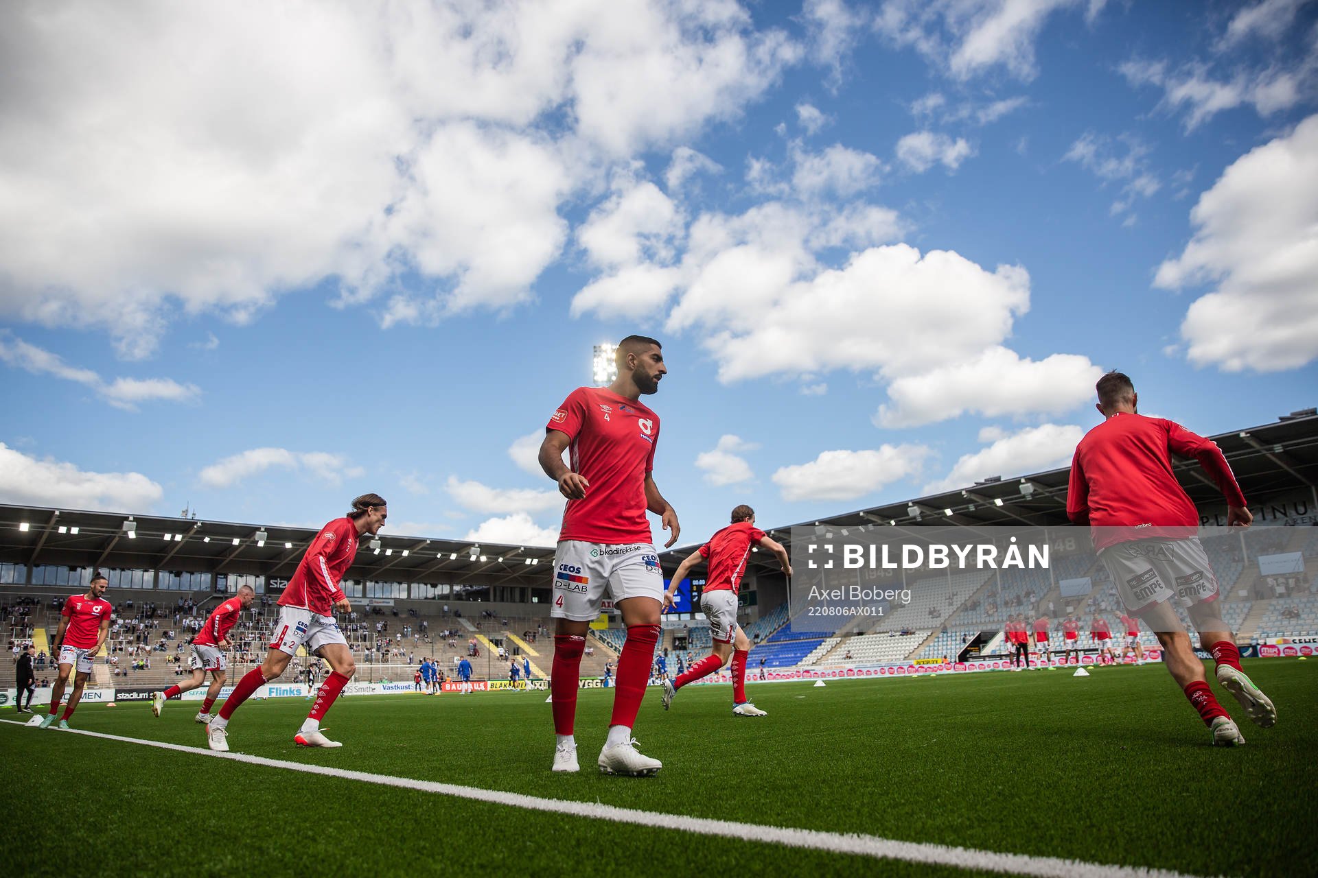 Degerfors Sean Sabetkar värmer upp