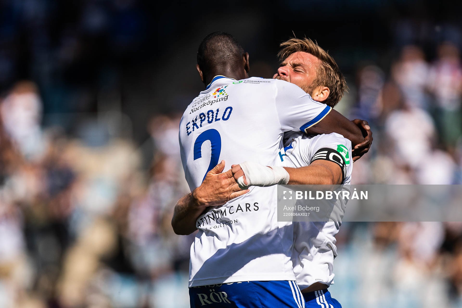 IFK Norrköpings Christoffer Nyman och Godswill Ekpolo