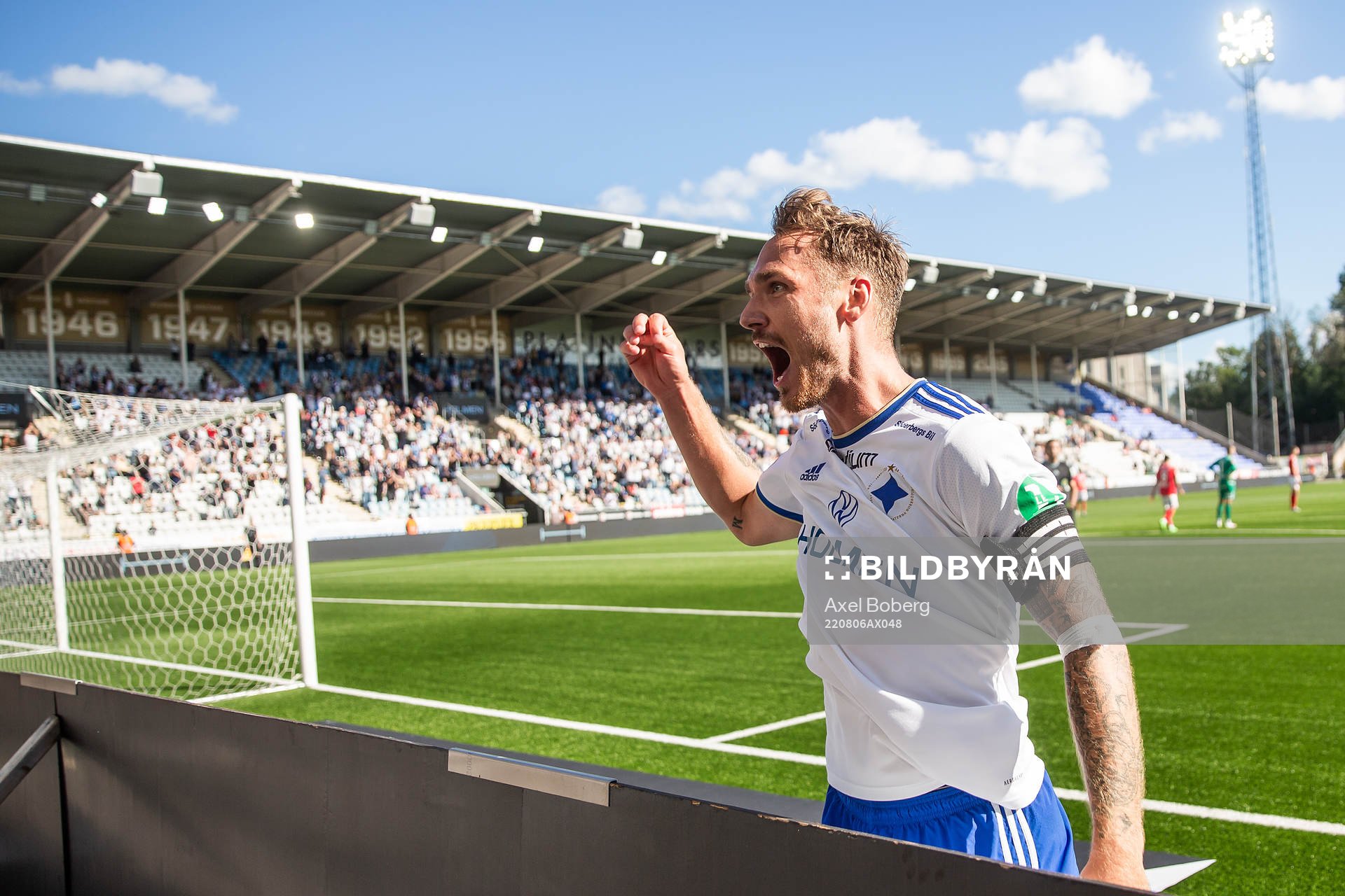 IFK Norrköpings Linus Wahlqvist Egnell jublar