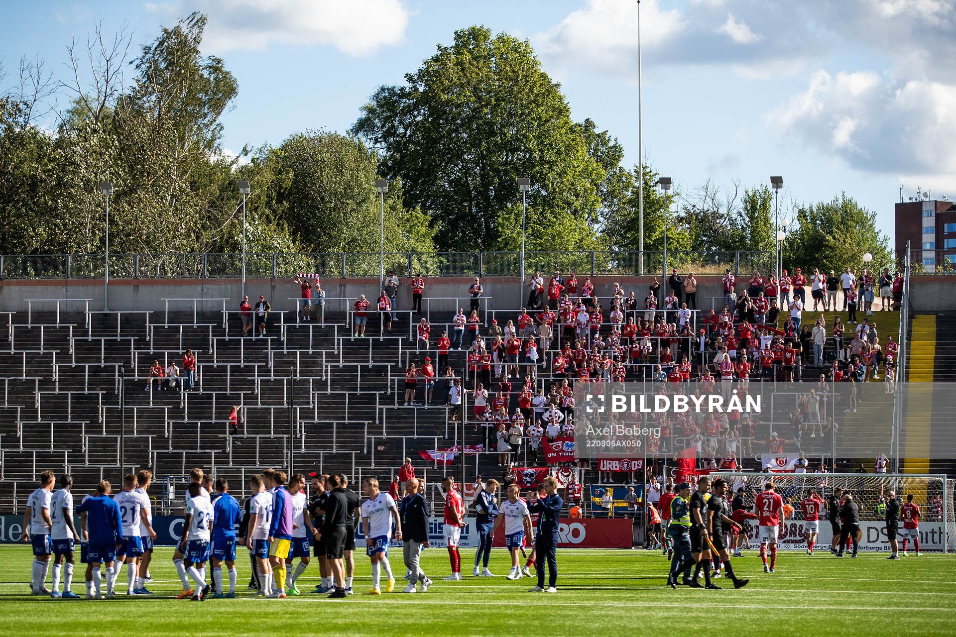 IFK Norrköpings och Degerfors spelare
