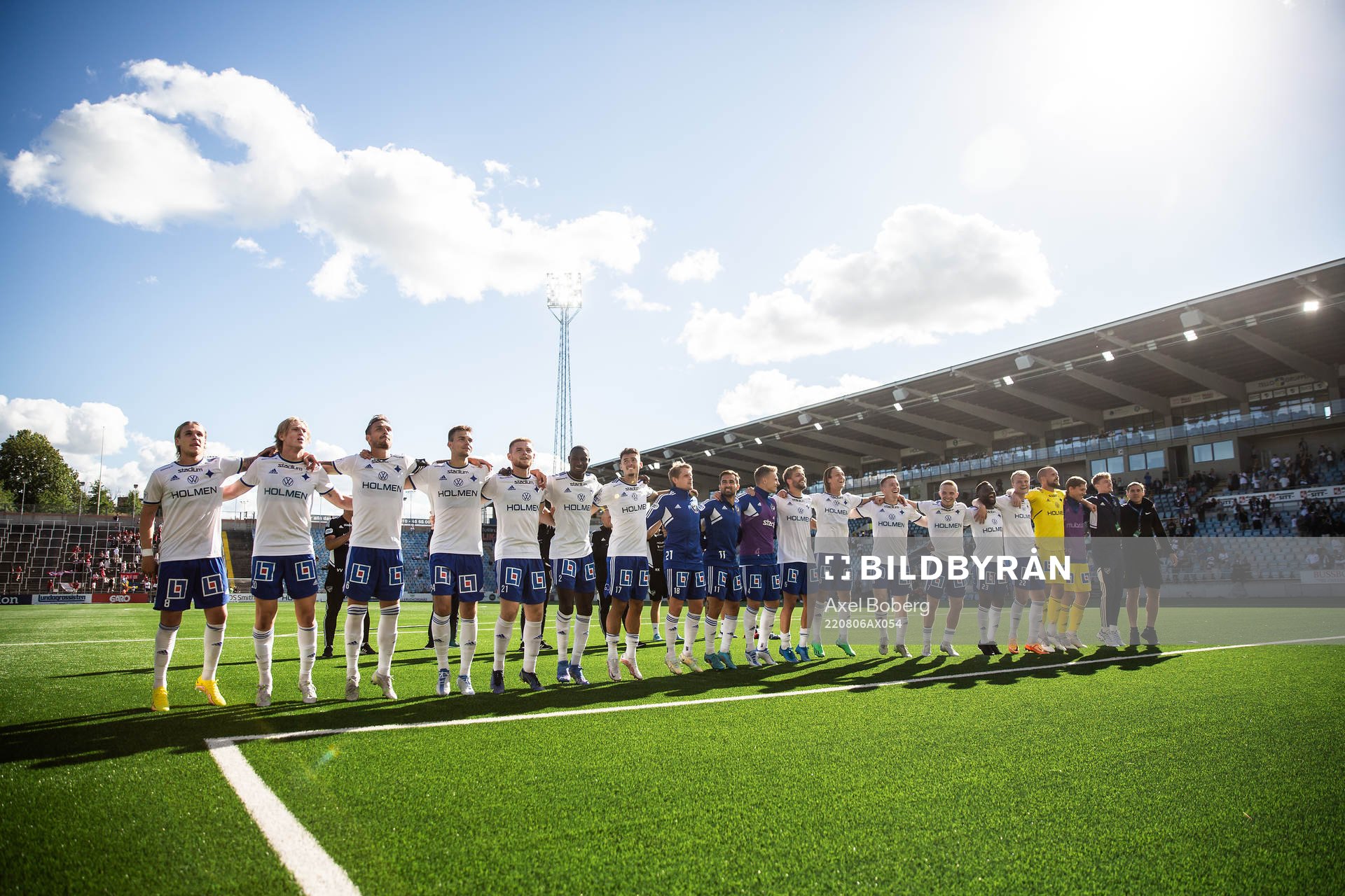 IFK Norrköpings spelare jublar