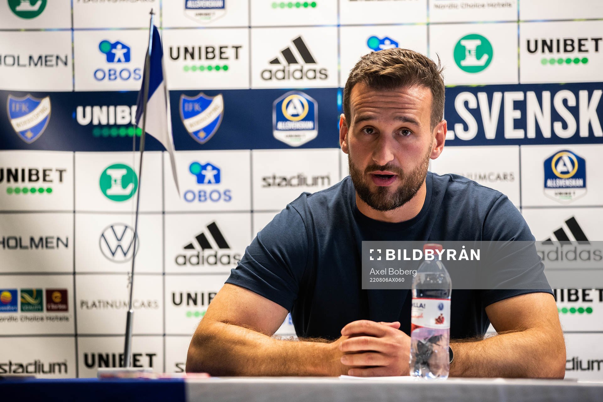 IFK Norrköpings tränare Anes Mravac och på
