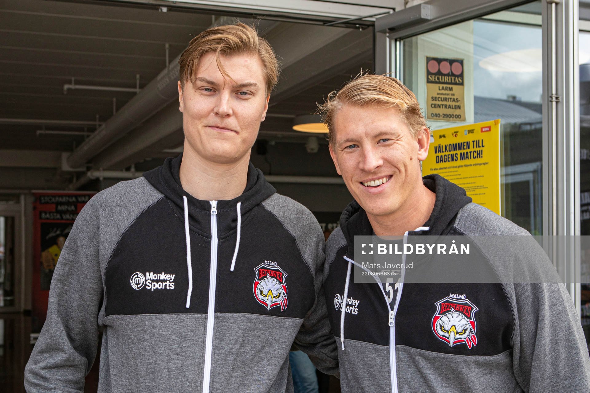 Malmö Redhawks Fredrik Händemark och Emil Sylvegård
