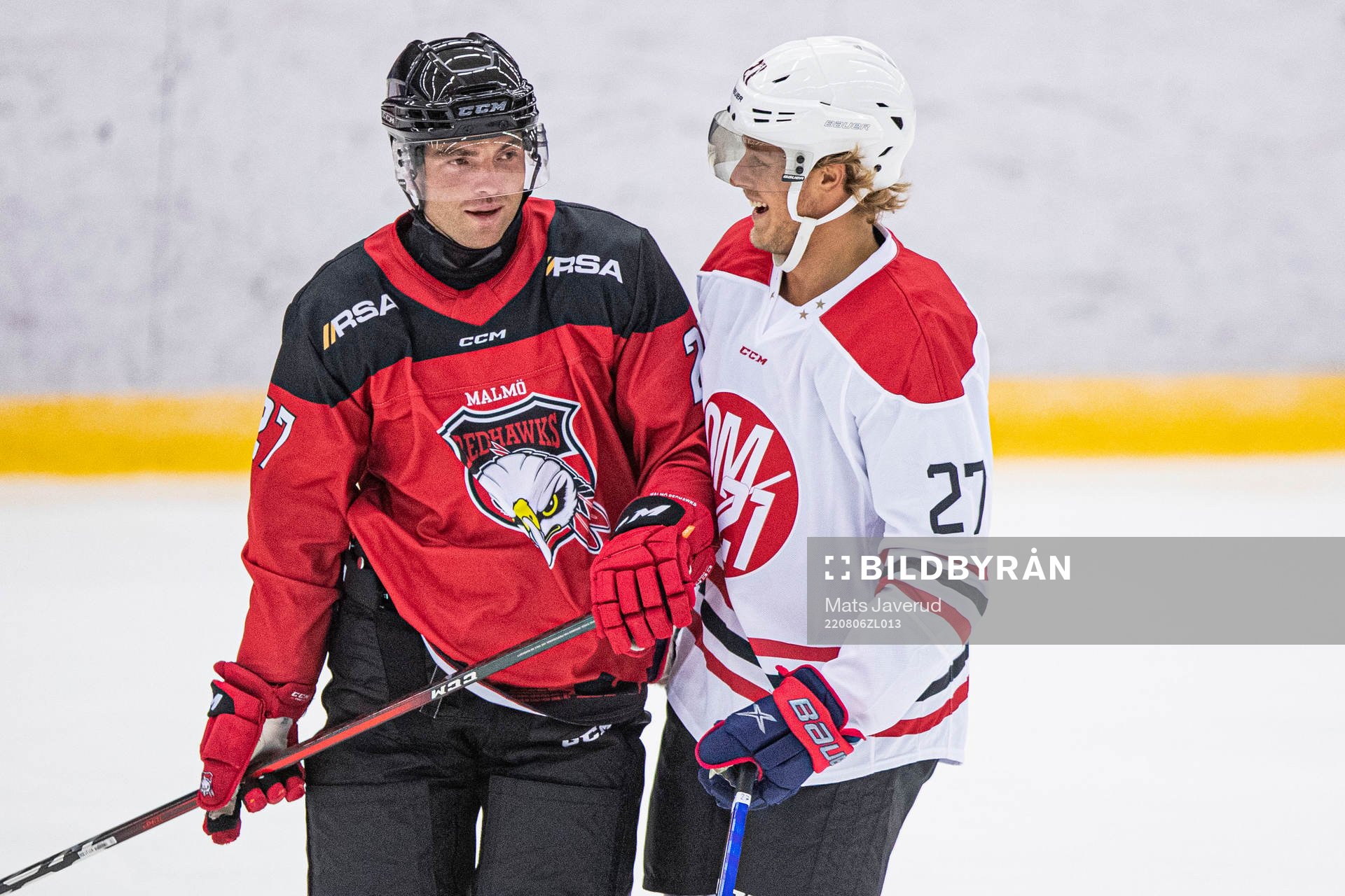 OM21 All-Stars Adam Boqvist och Malmö Redhawks Ponthus