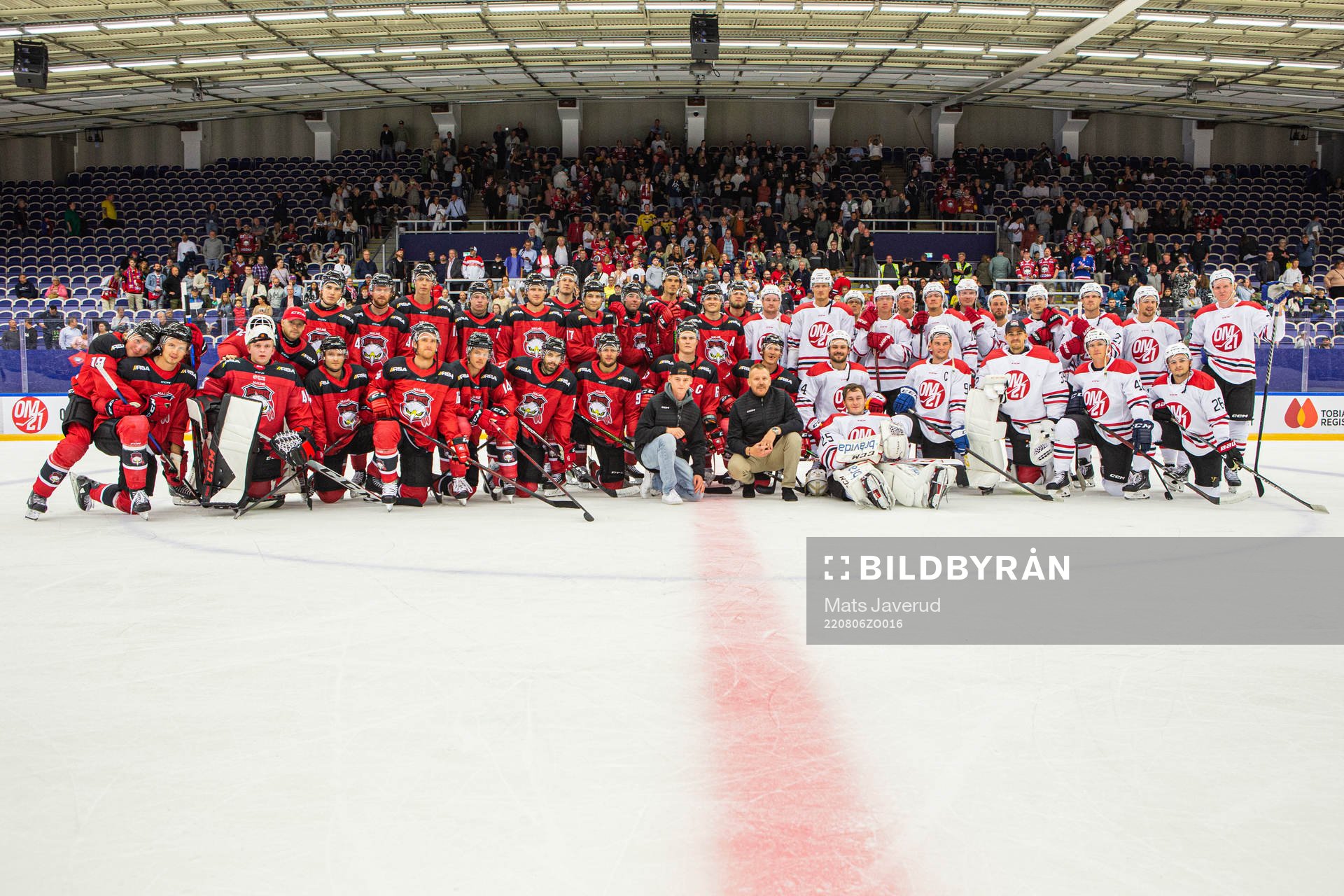 Malmö Redhawks och OM21 All-Stars spelare