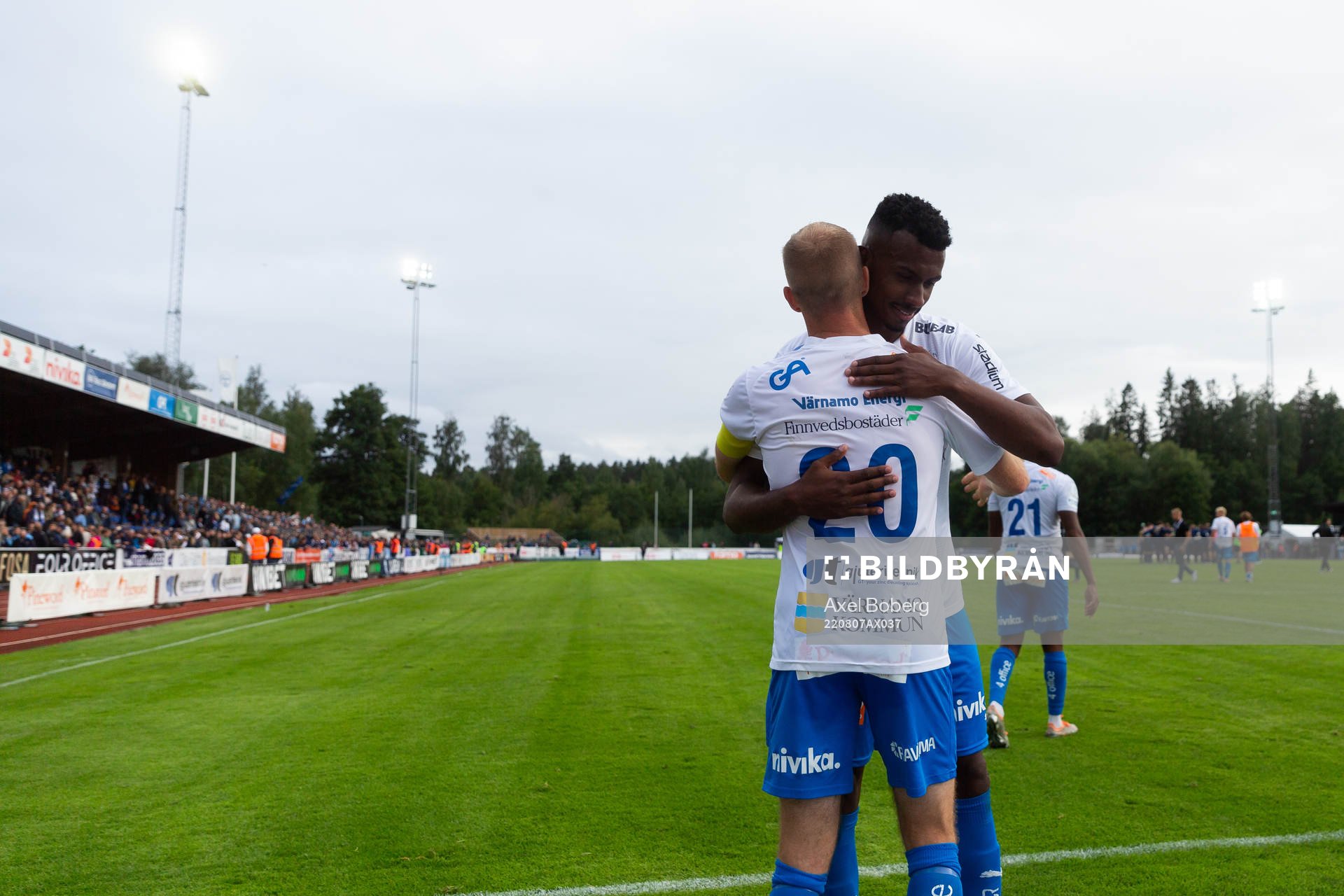 Värnamos Freddy Winsth och Värnamos Bernardo Vilar