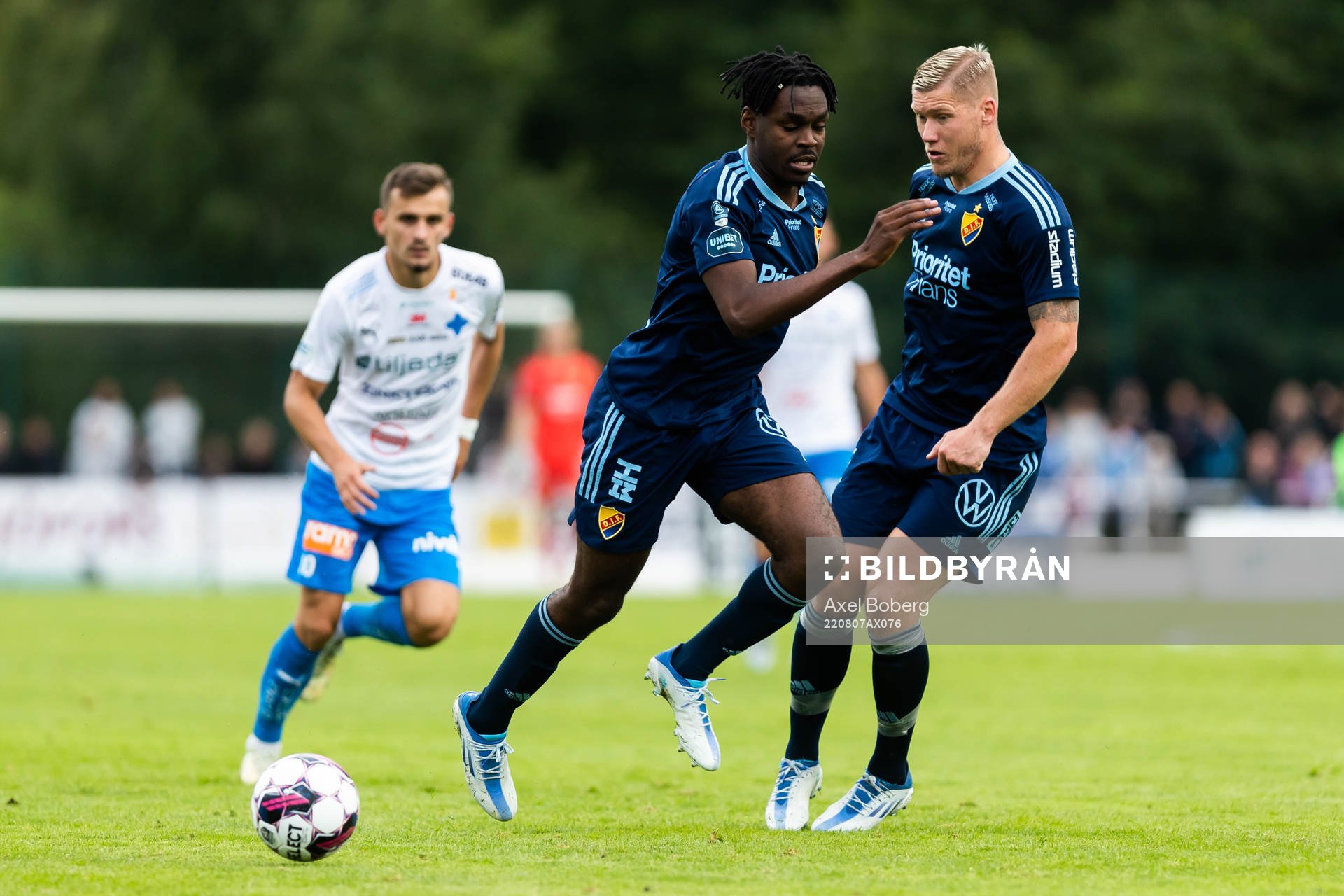 Djurgårdens Joel Asoro och Victor Edvardsen